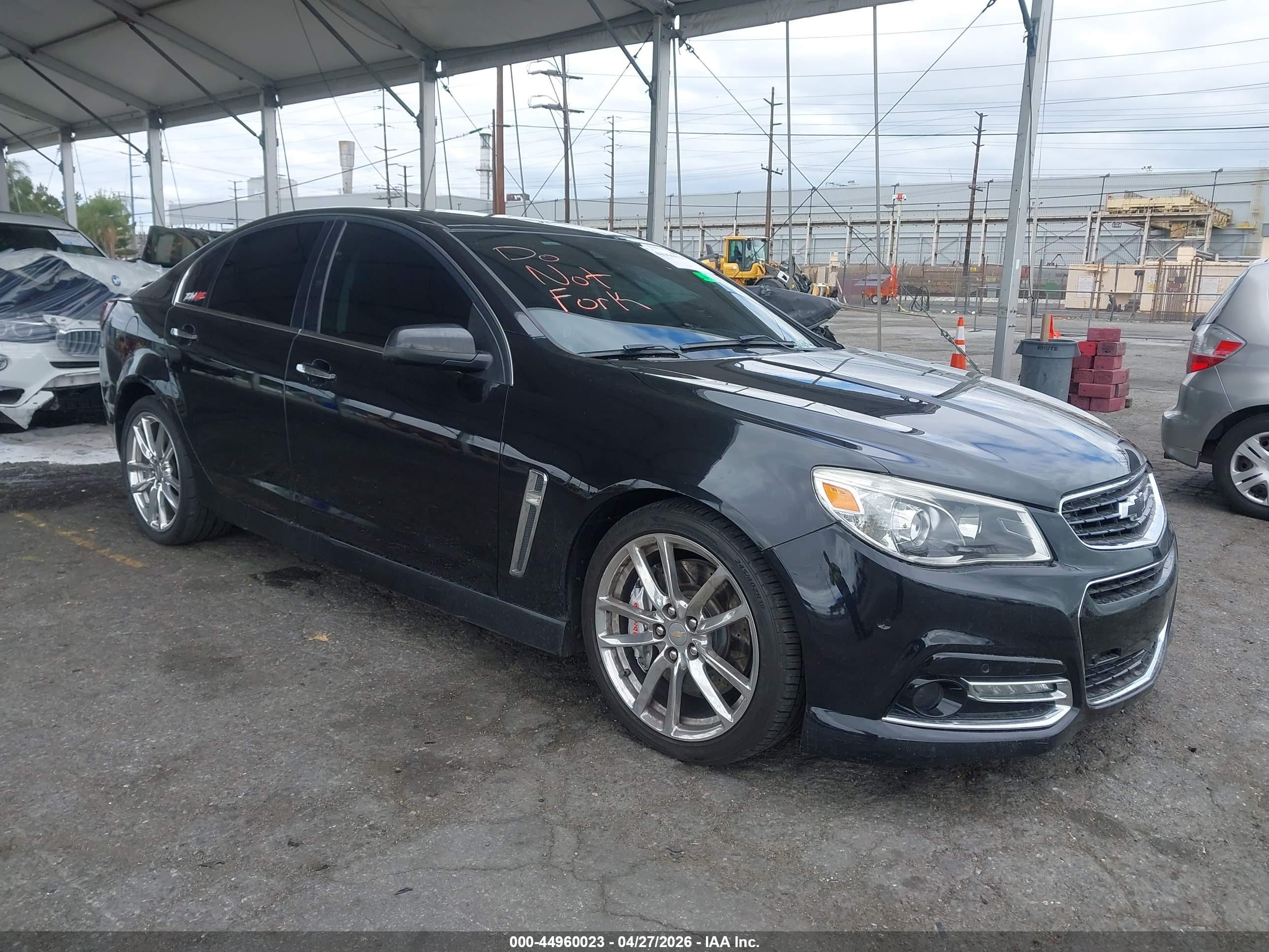 2014 Chevrolet SS, VIN 6G3F15RW9EL924926 — Front end
