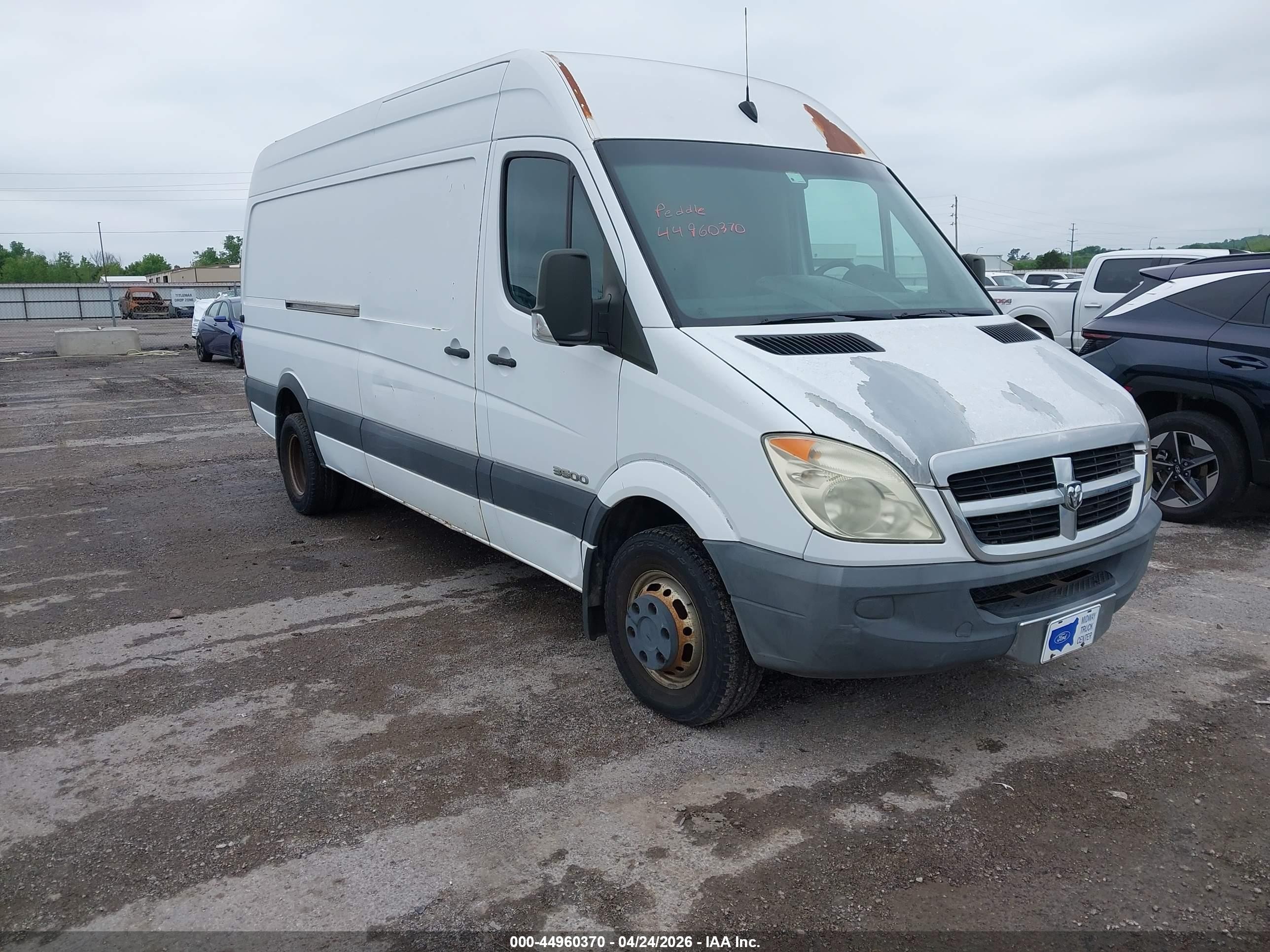 2008 Dodge Sprinter, VIN WD0PF145885278224 — Обычный износ