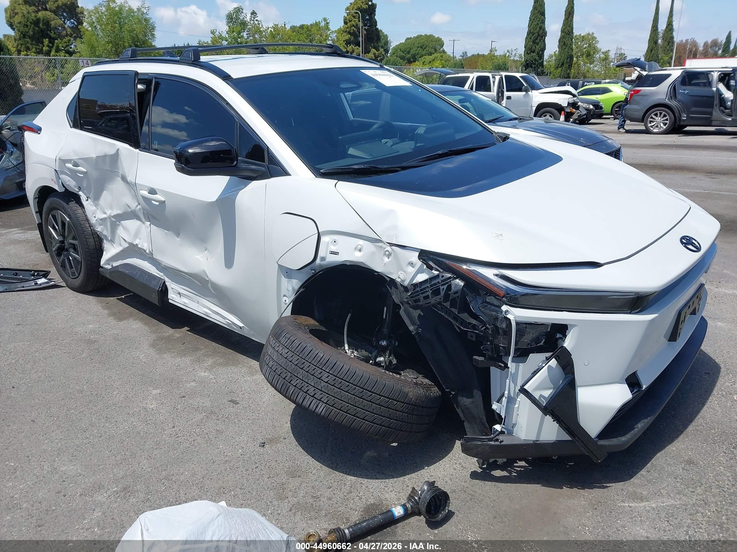 2026 Toyota bZ XLE, VIN JTMBFAEB4TA004557 — Side