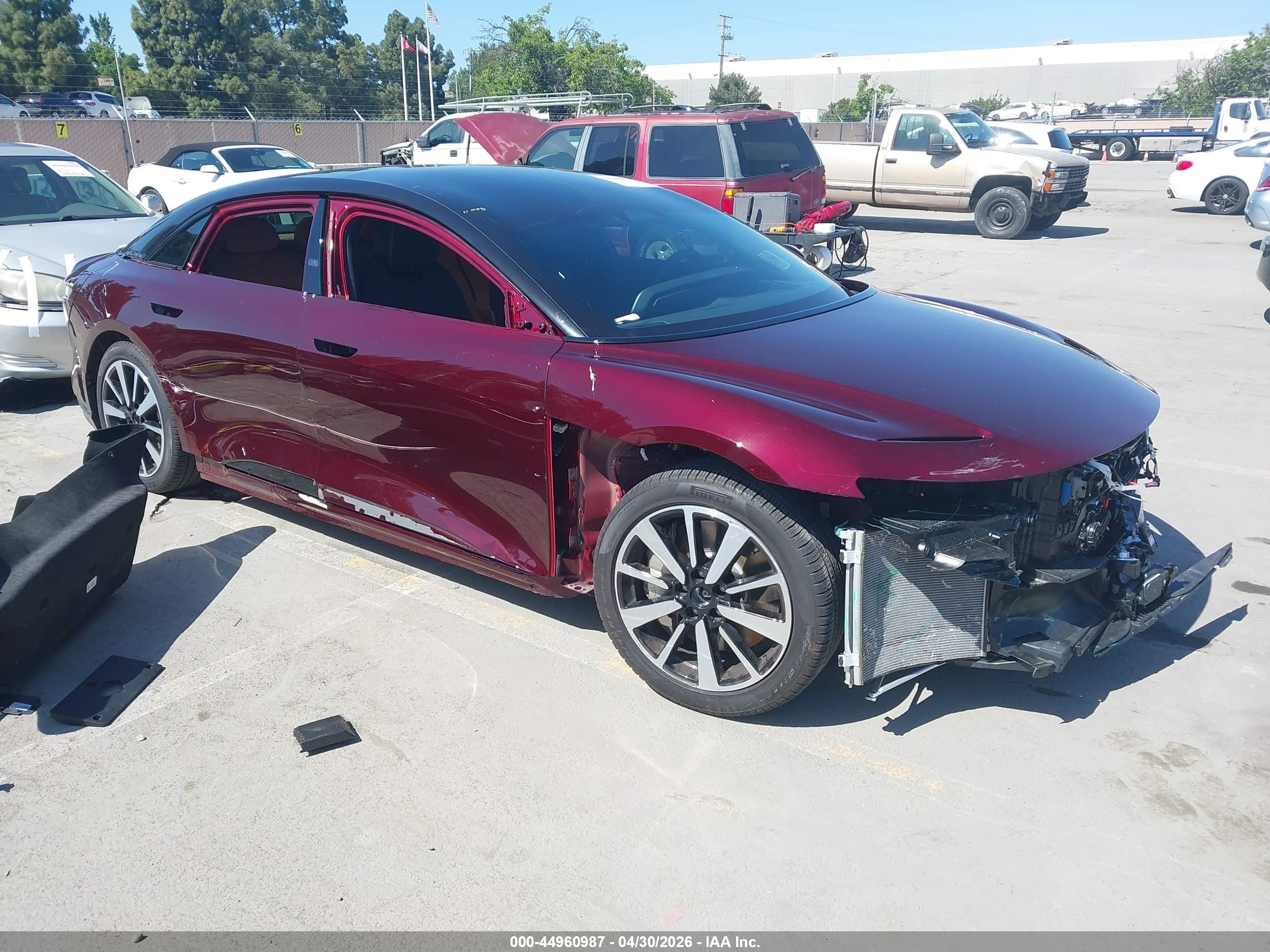 2024 Lucid Air Touring, VIN 50EA1TEA8RA006314 — Auction photo