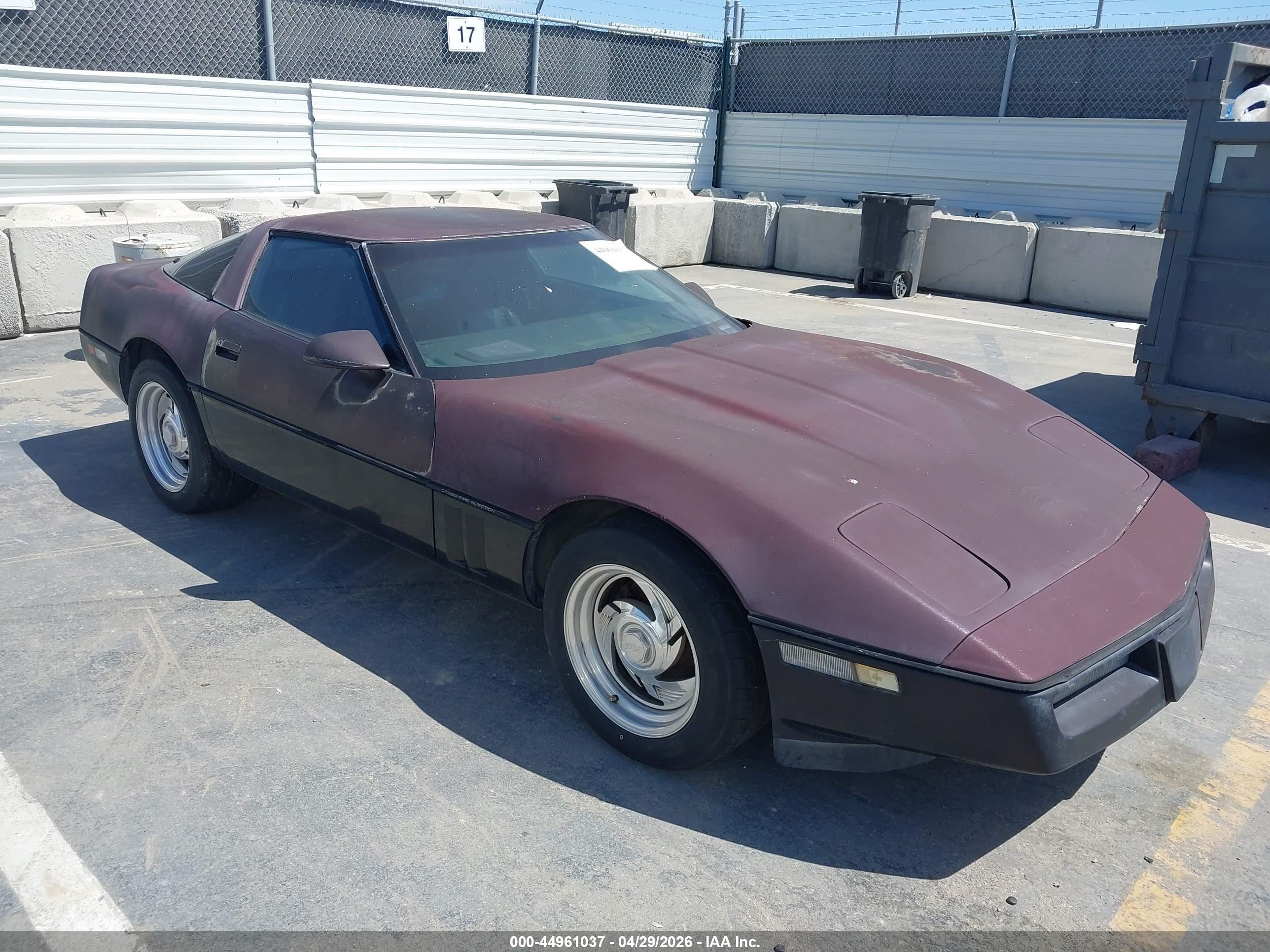 1984 Chevrolet Corvette, VIN 1G1AY0788E5138672 — Front end