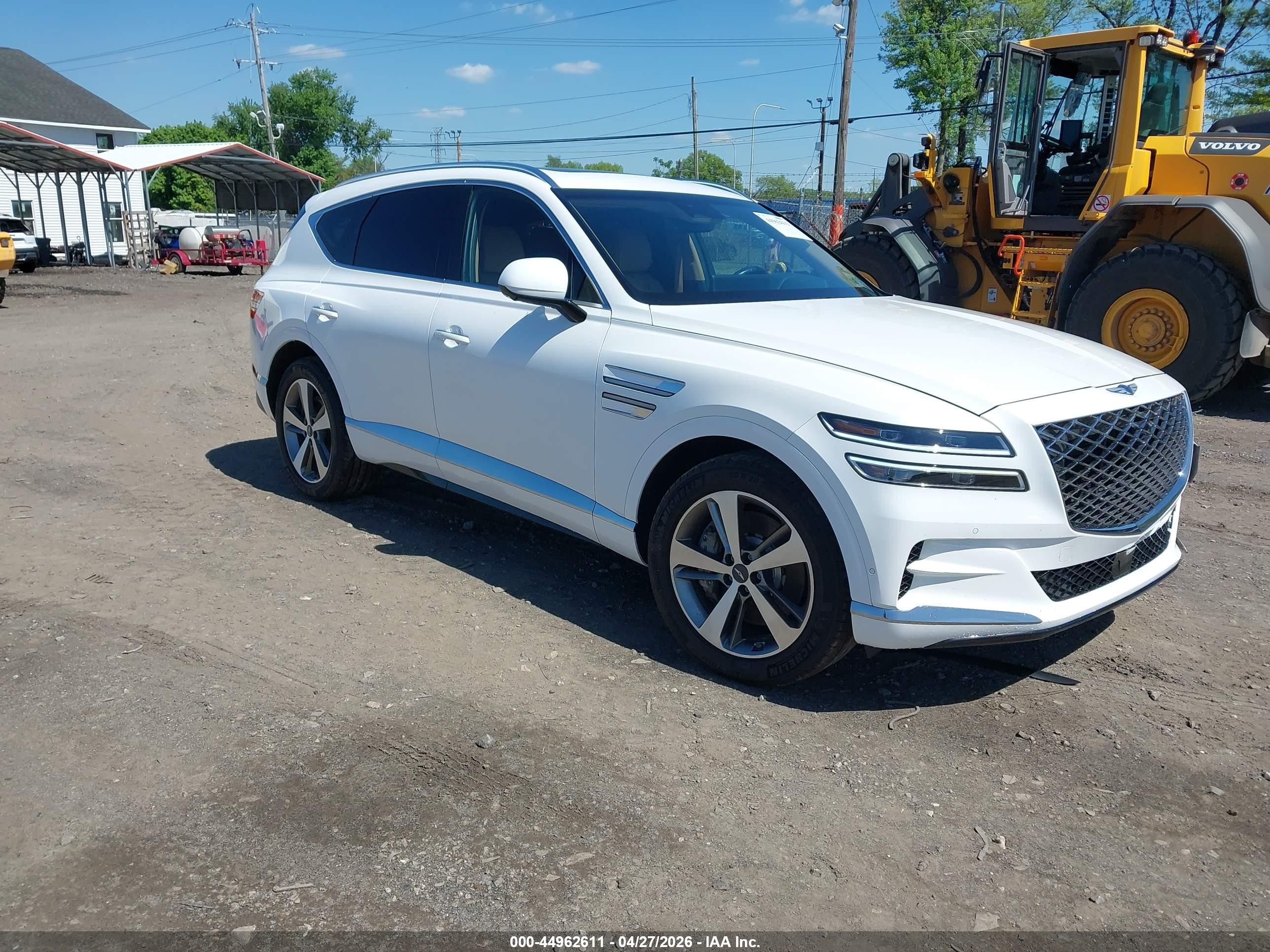 2021 Genesis GV80, VIN KMUHCESC9MU037428 — Front end
