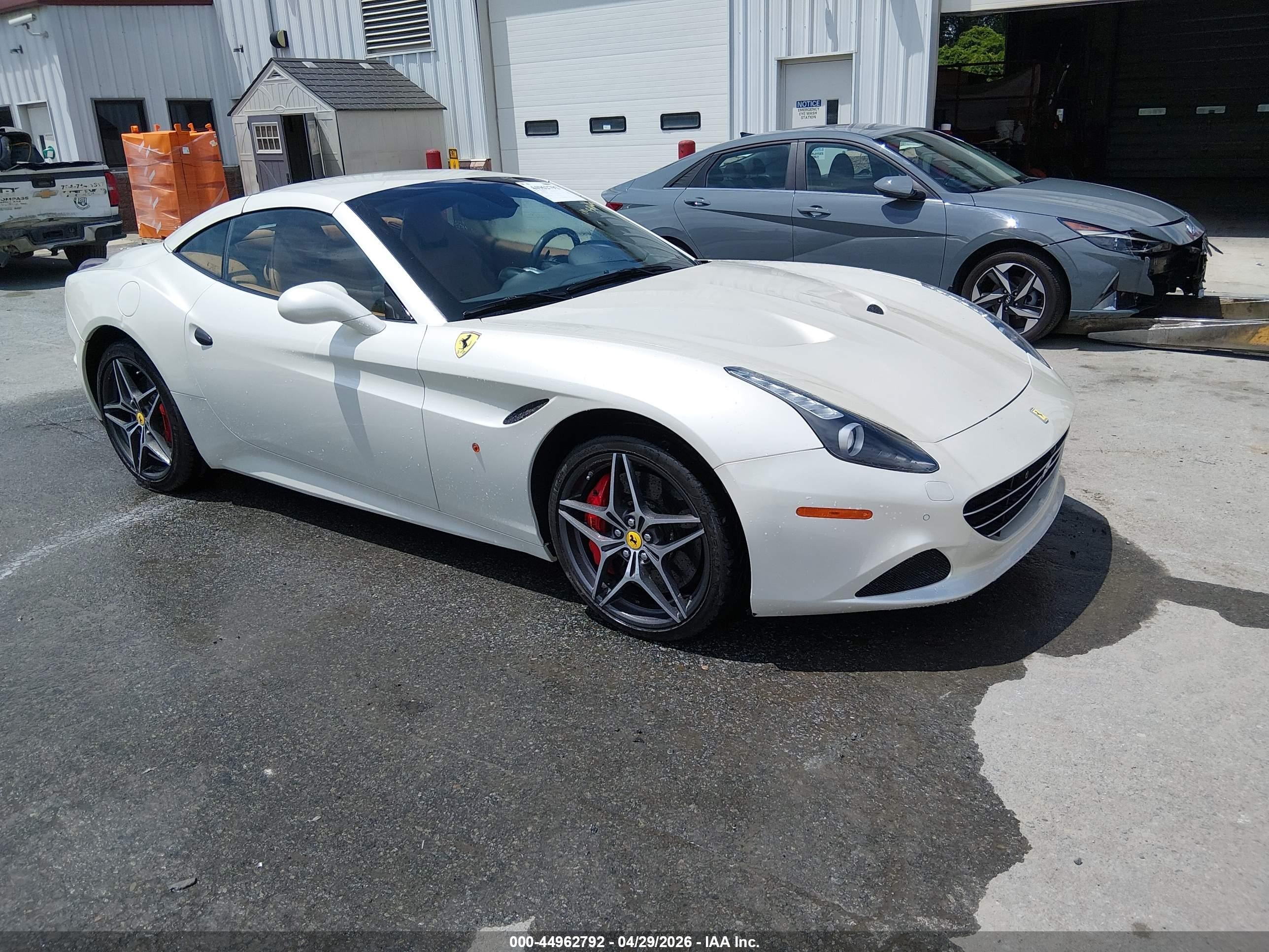 2016 Ferrari California T, VIN ZFF77XJA2G0214672 — Water / flood