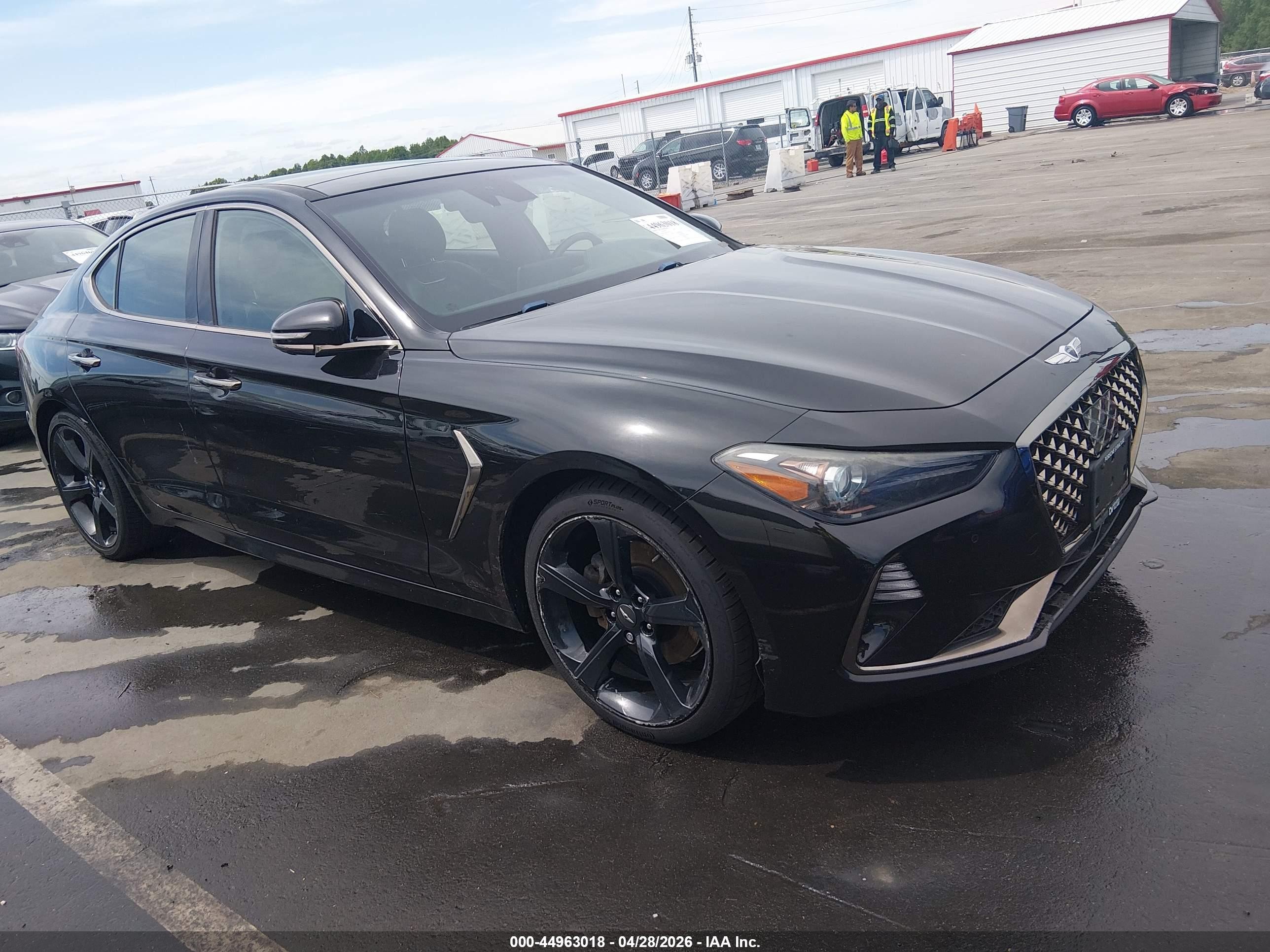 2019 Genesis G70 Advanced, VIN KMTG44LA7KU034657 — Front end