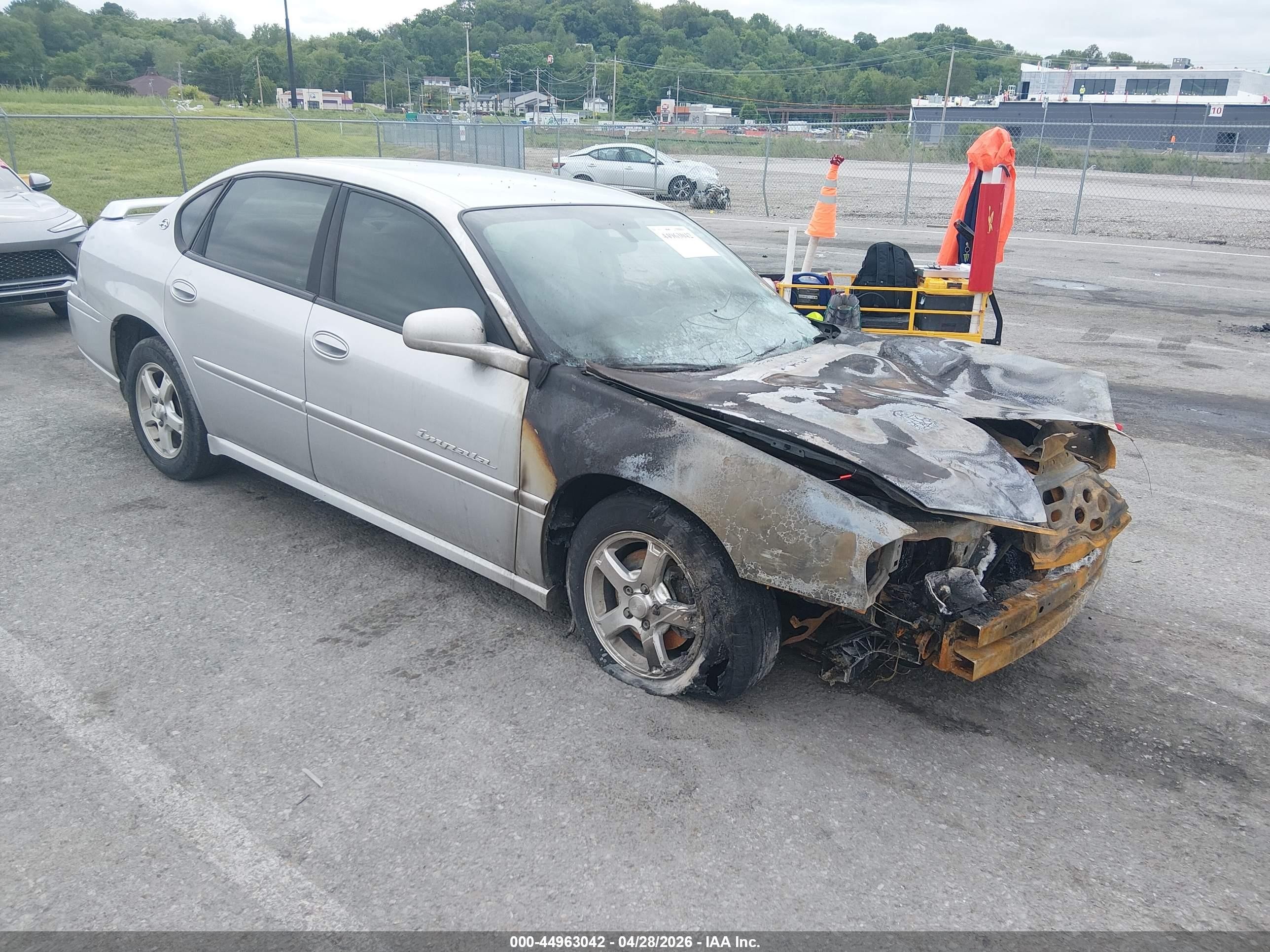 2004 Chevrolet Impala LS, VIN 2G1WH52K649189031 — Повреждение рамы