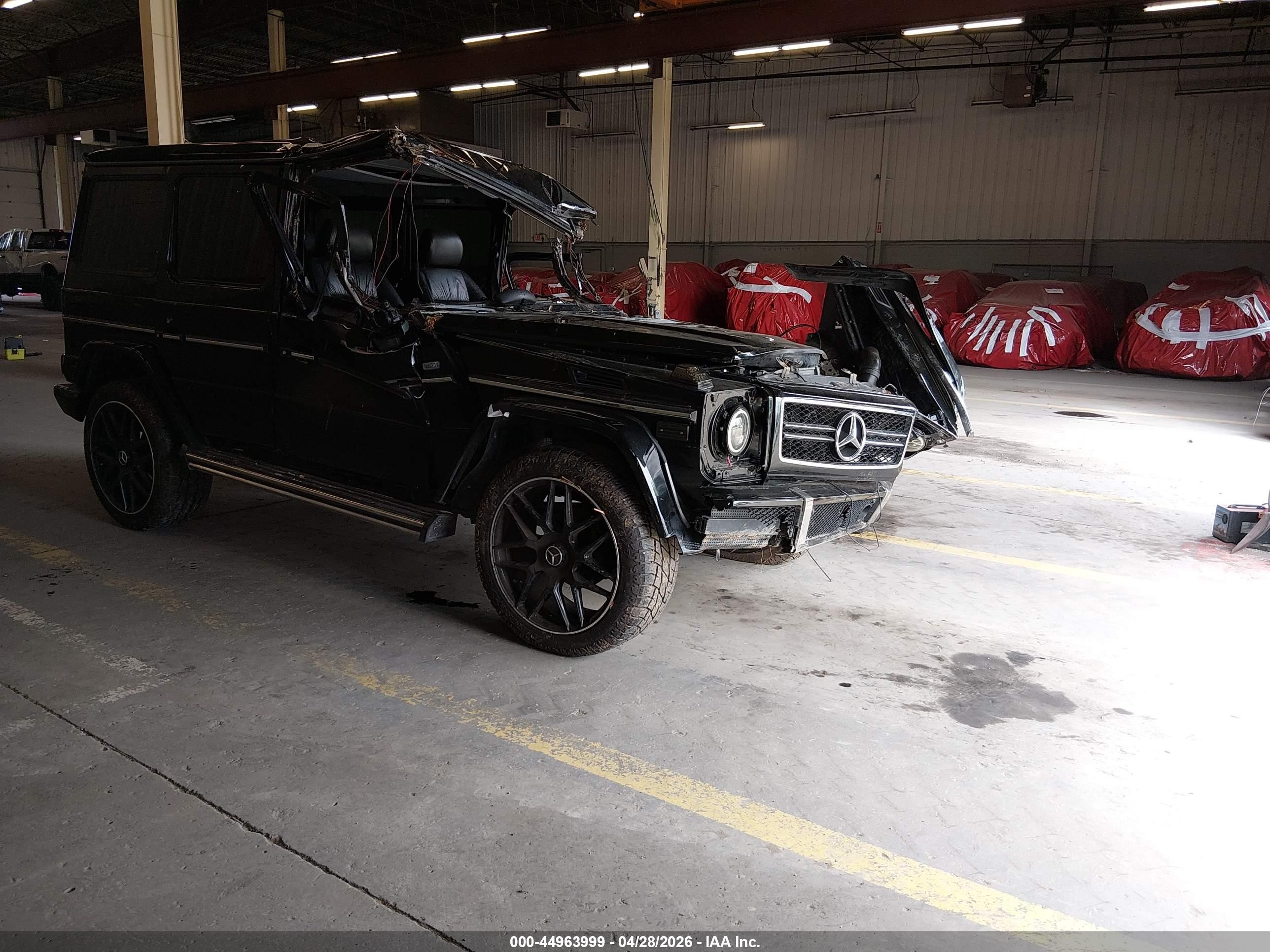 2002 Mercedes-Benz G 500, VIN WDCYR49EX2X129298 — Rollover