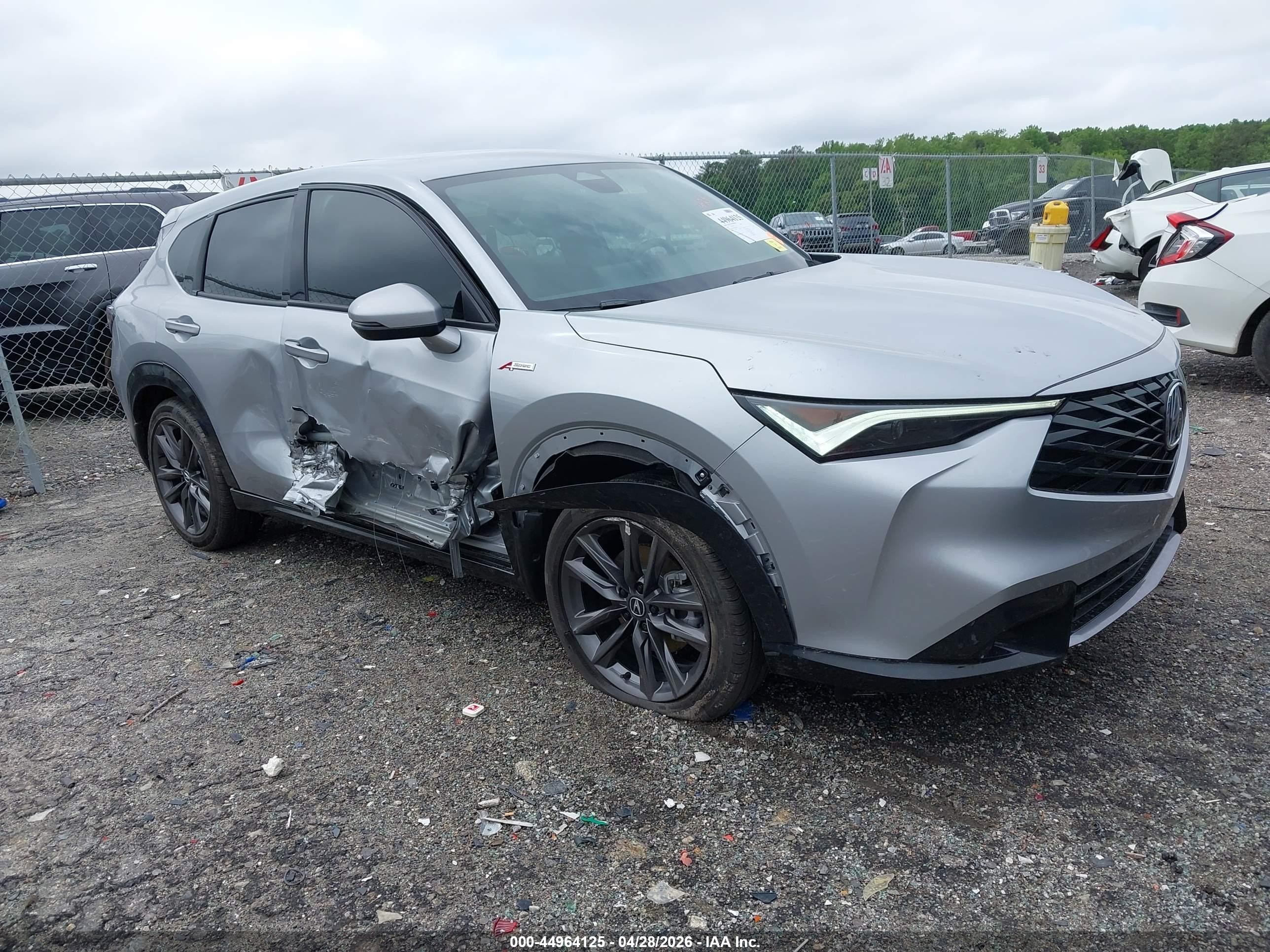 2025 Acura ADX w/A-Spec Package, VIN 3HDSA1H55SM702034 — Side