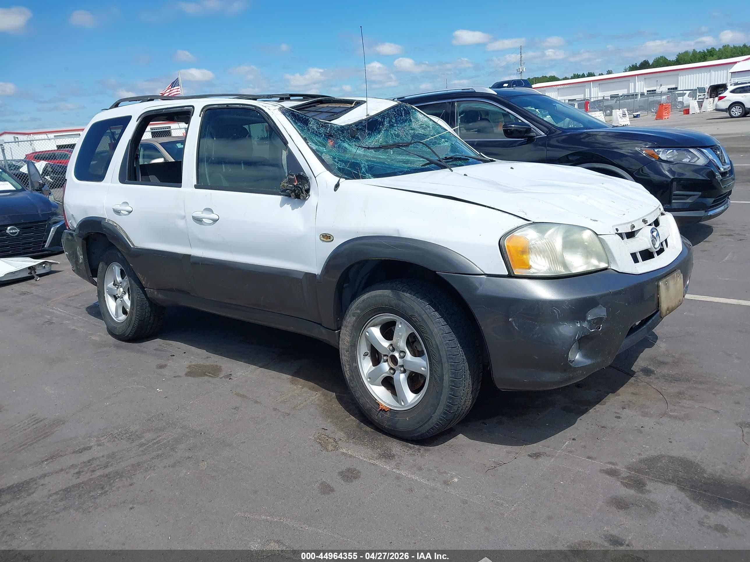 2005 Mazda Tribute S, VIN 4F2YZ04185KM60353 — Rollover