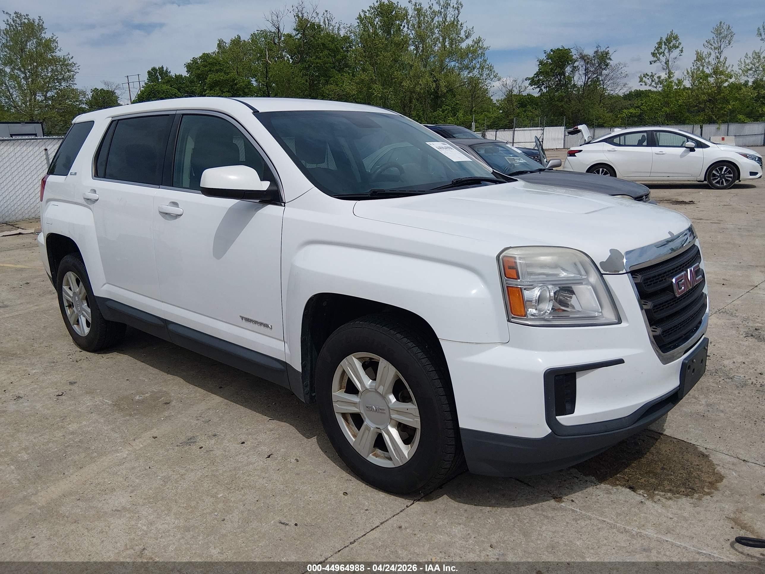 2016 GMC Terrain SLE, VIN 2GKFLSEK9G6280336 — Normal wear