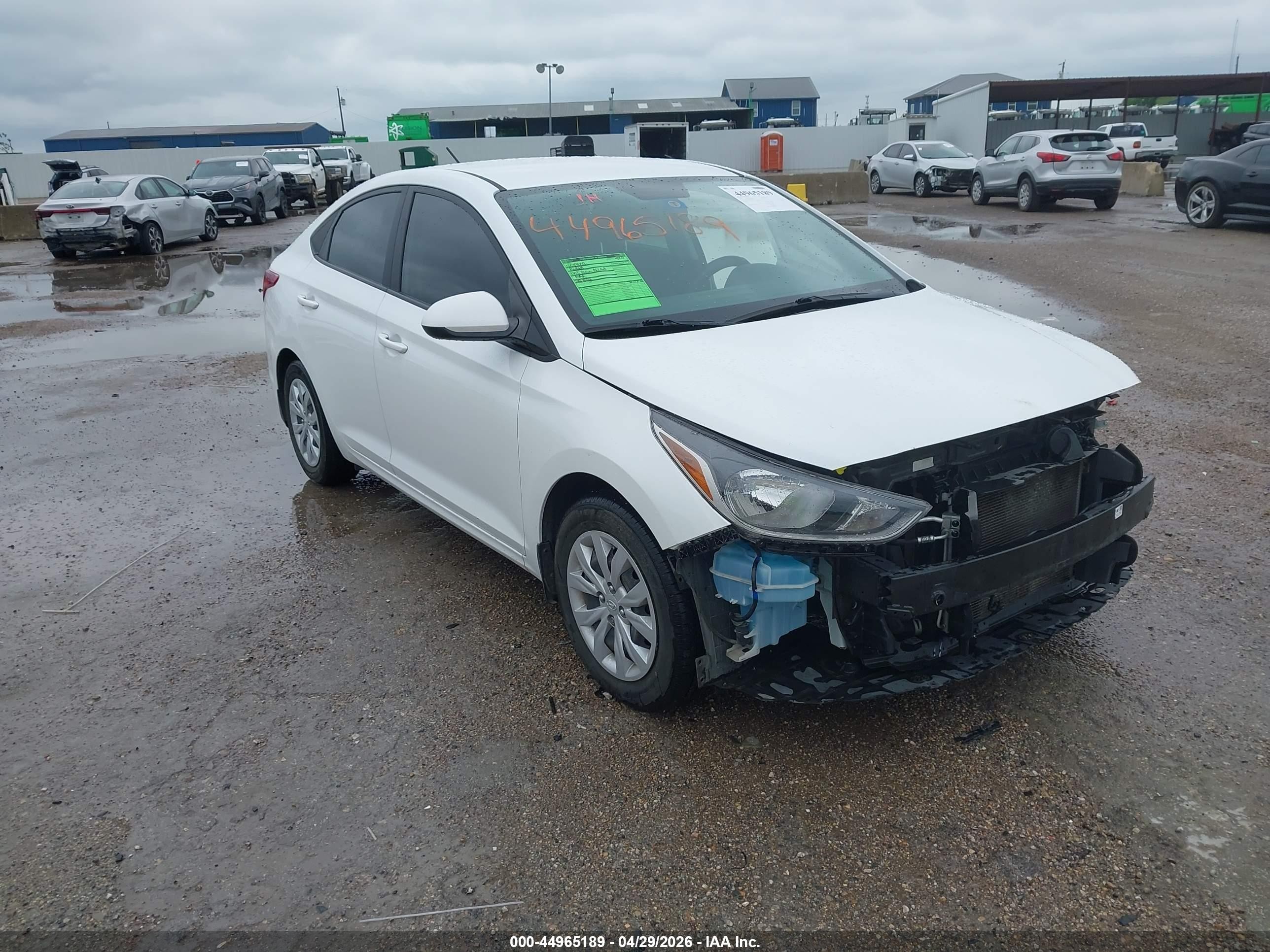 2022 Hyundai Accent SEL, VIN 3KPC24A67NE155581 — Side