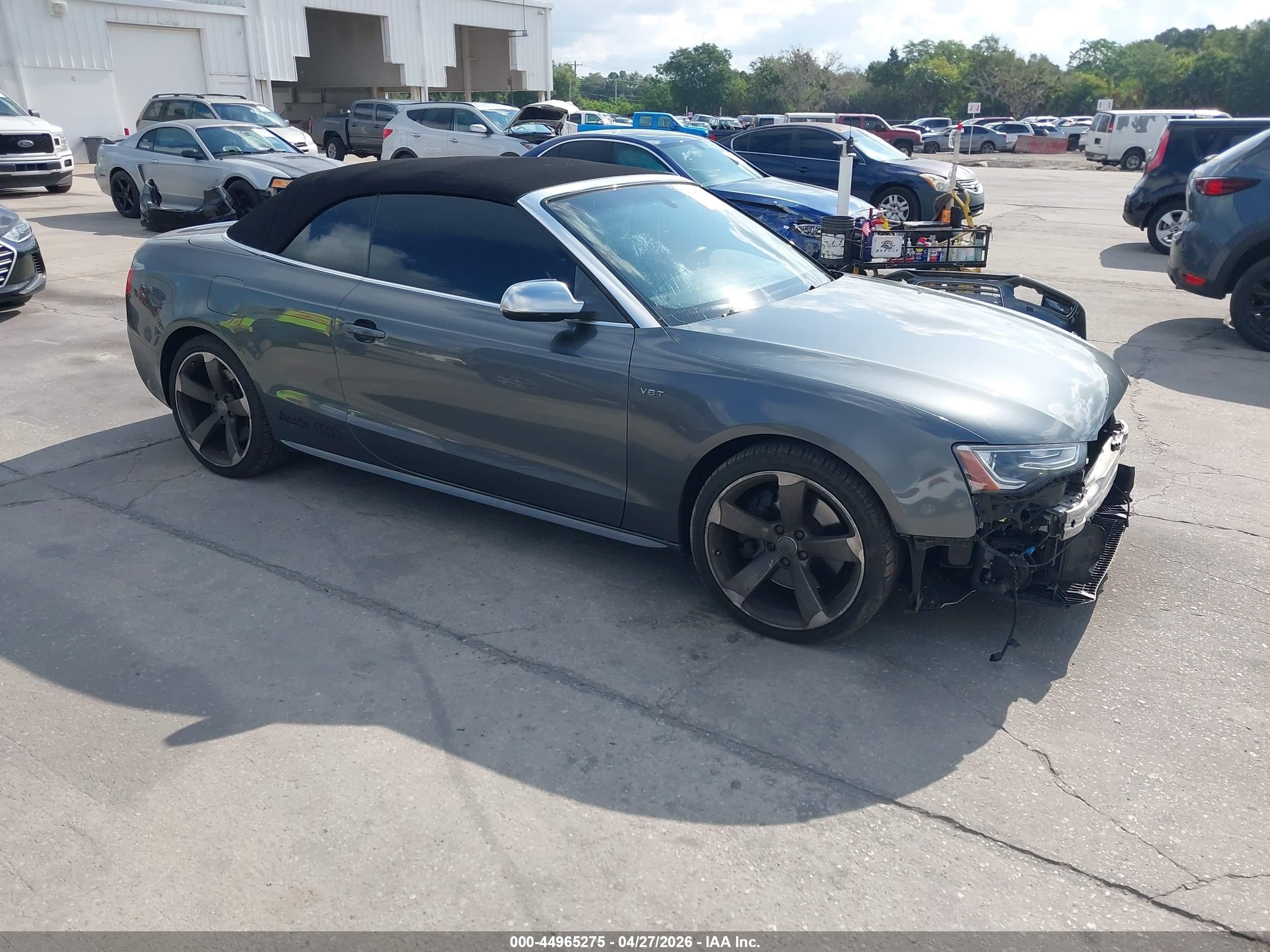 2015 Audi S5 Premium Plus, VIN WAUCGAFH8FN000963 — Перед