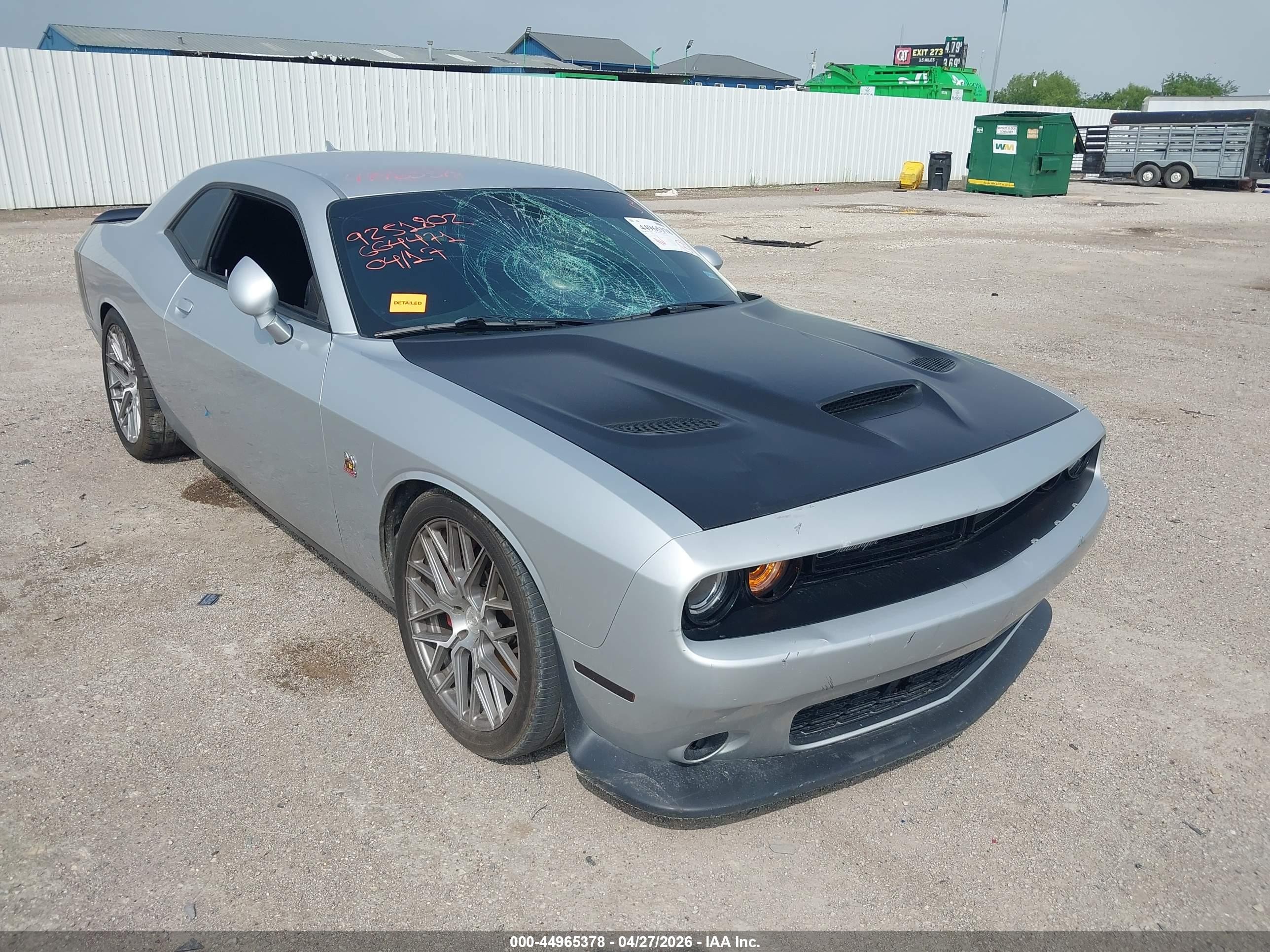 2021 Dodge Challenger R/T Scat Pack, VIN 2C3CDZFJ9MH664471 — Theft recovery