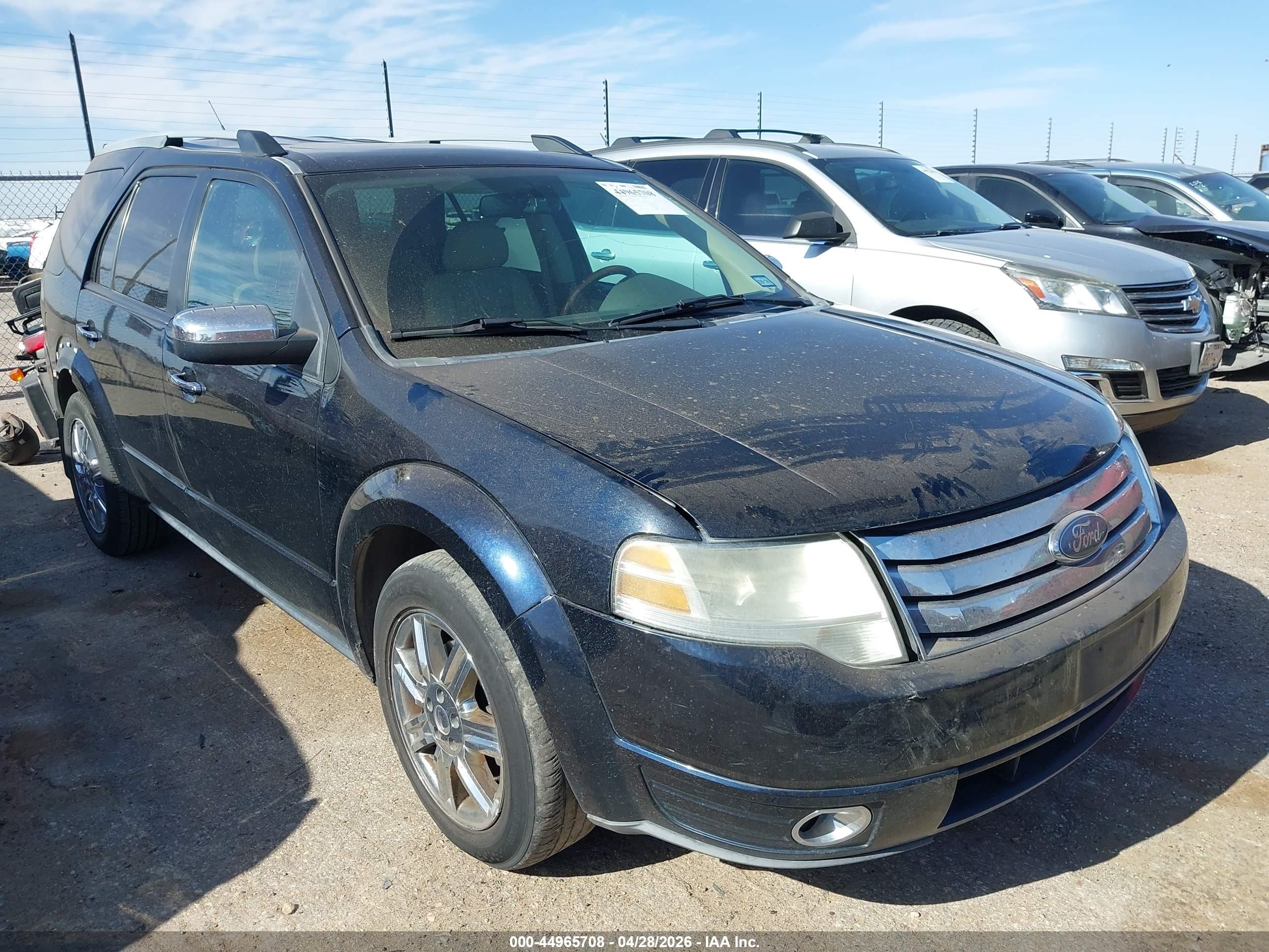 2008 Ford Taurus X Limited, VIN 1FMDK03W98GA01285 — Rear end