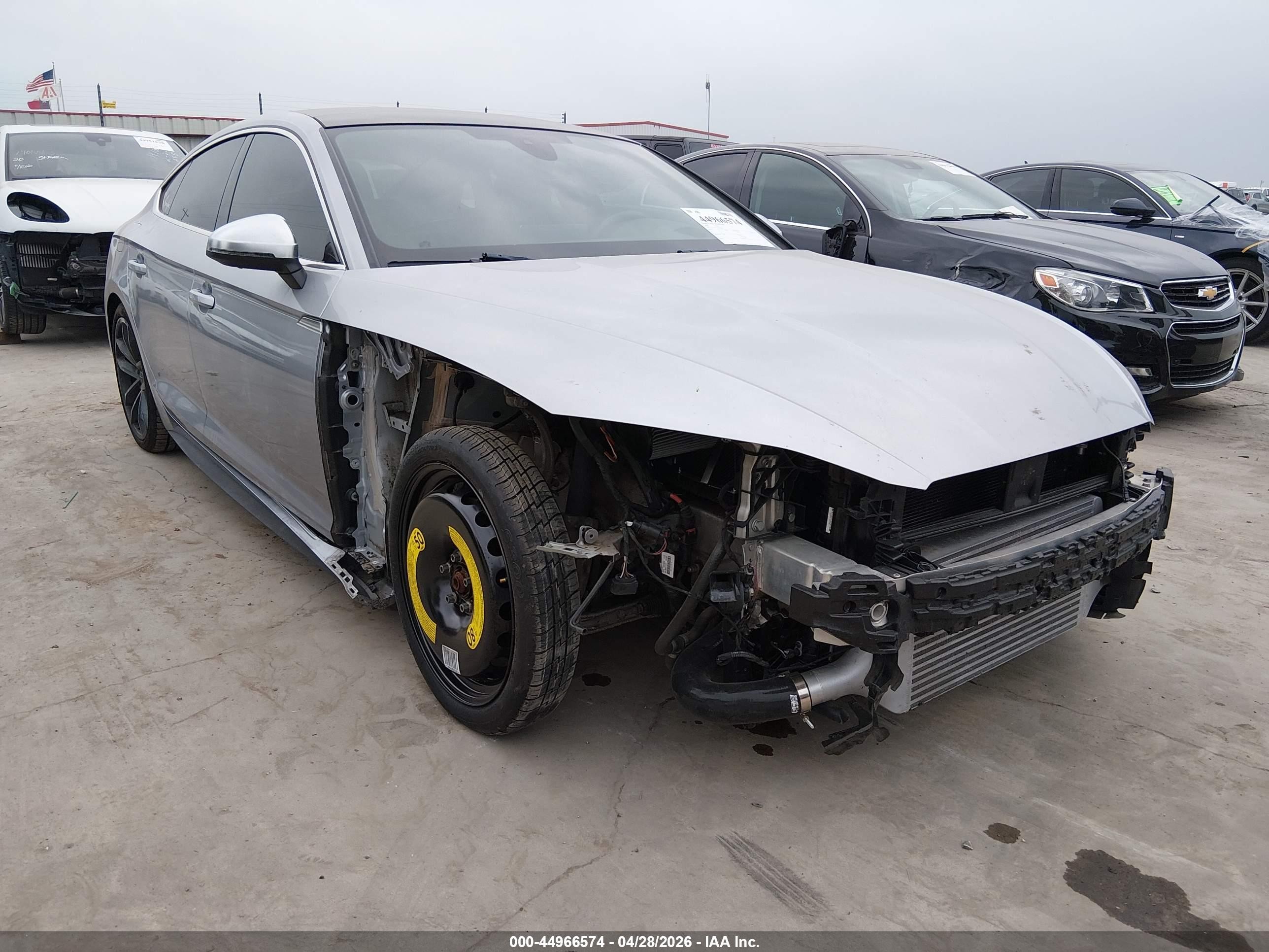 2018 Audi S5 Sportback Prestige, VIN WAUC4CF57JA135488 — Front end