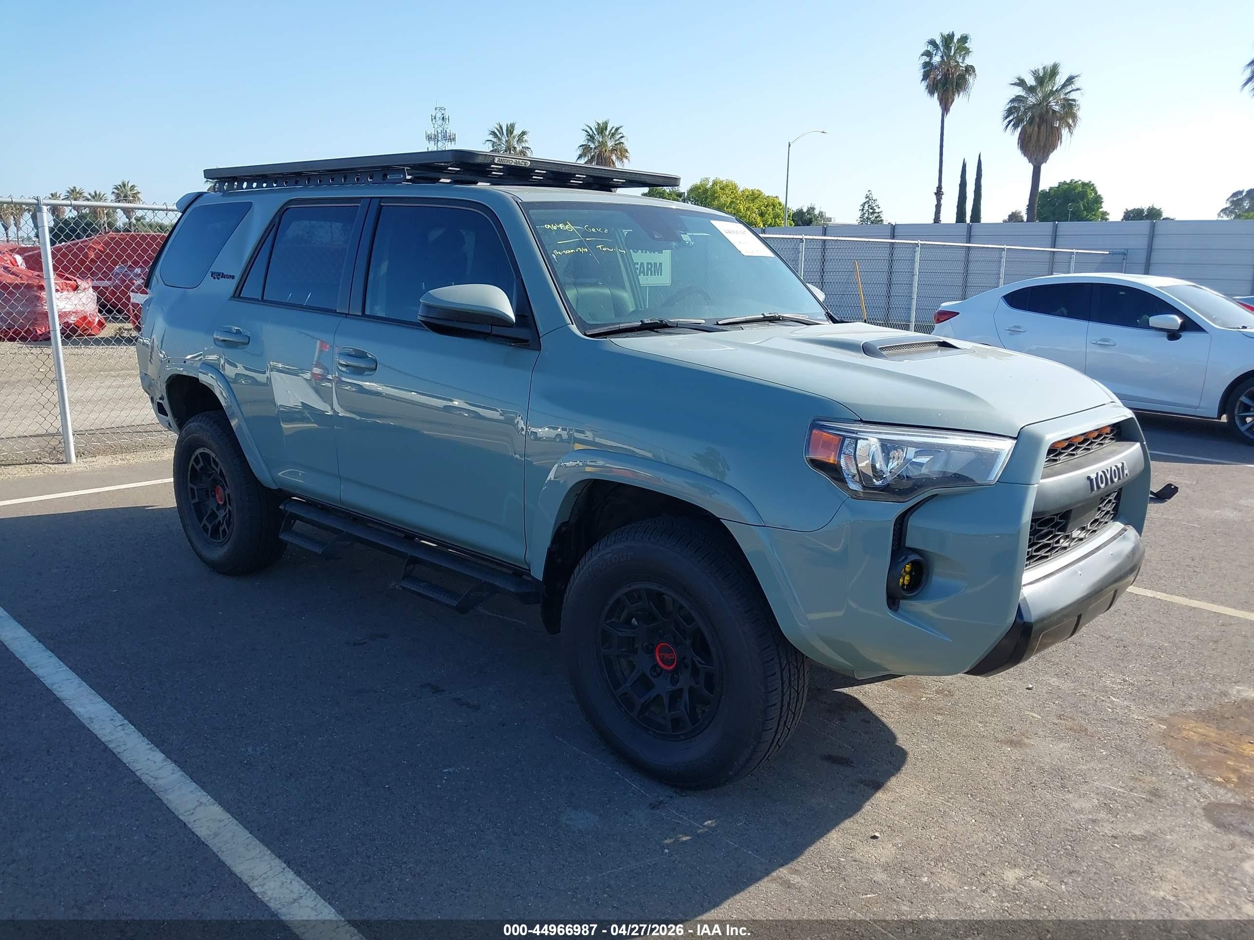 2021 Toyota 4Runner TRD Pro, VIN JTELU5JR6M5844592 — Rear end
