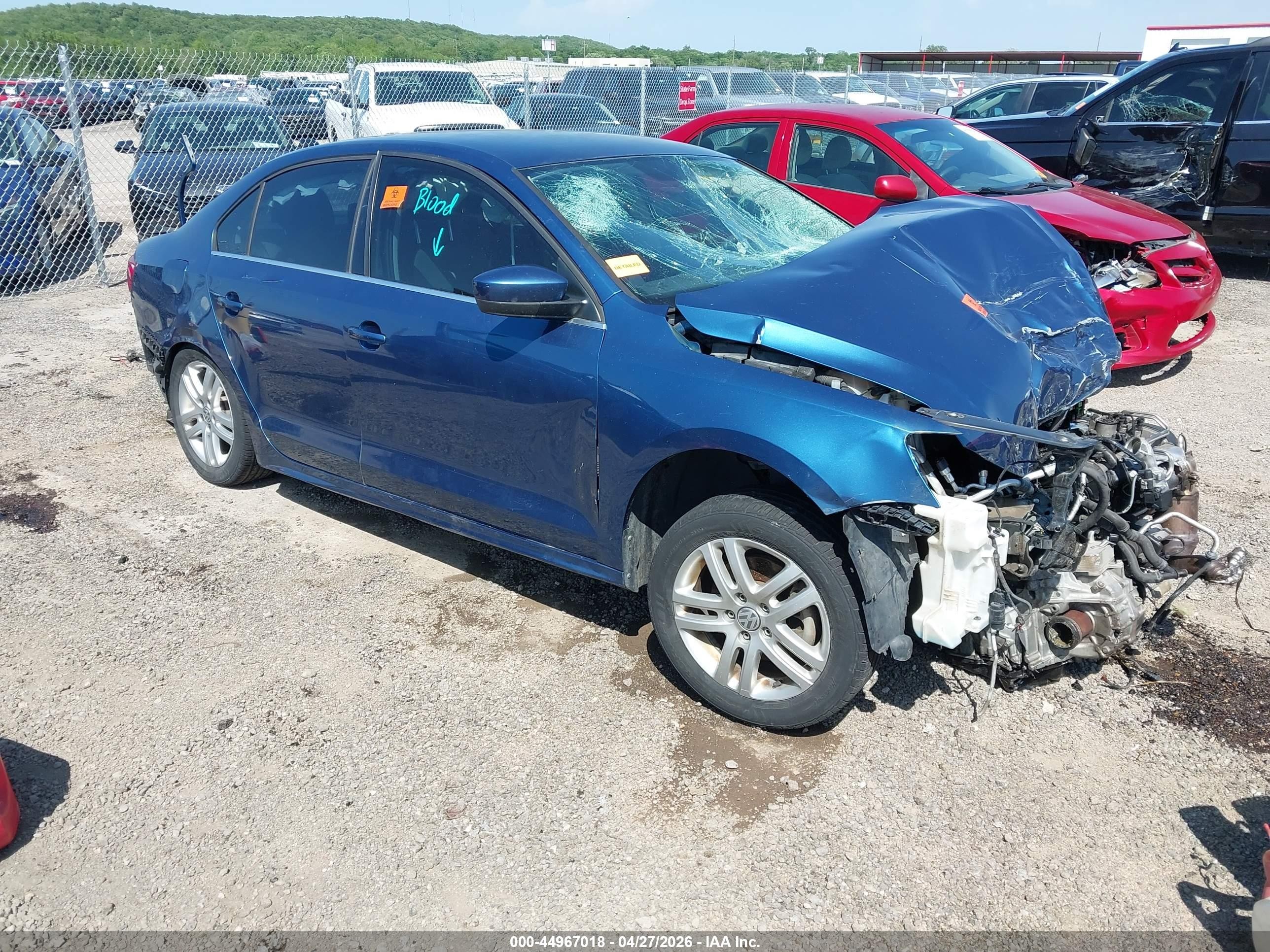 2017 Volkswagen Jetta S, VIN 3VW2B7AJXHM361793 — Biohazard / chemical