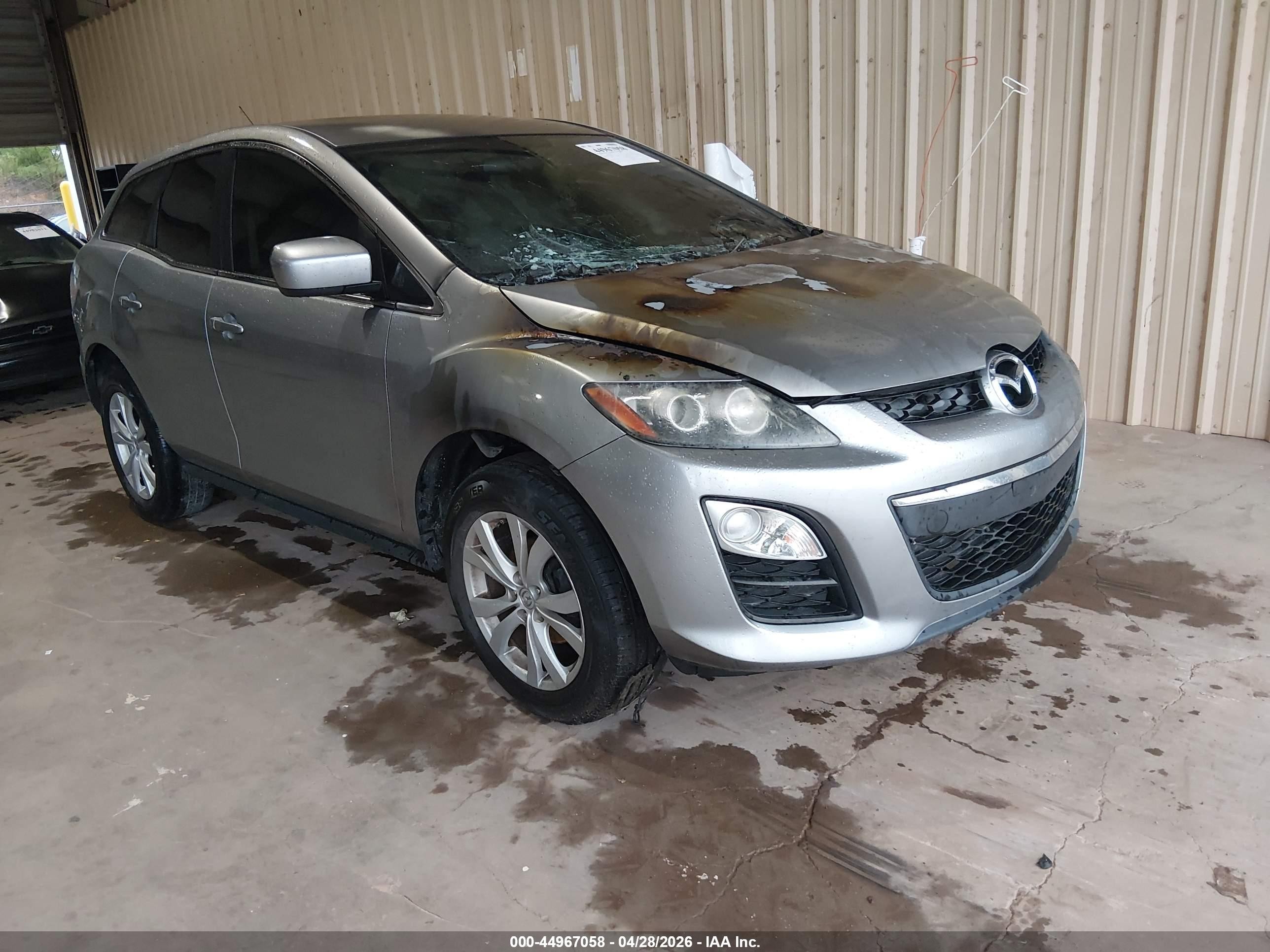 2011 Mazda CX-7 S Touring, VIN JM3ER4CL0B0404970 — Engine fire