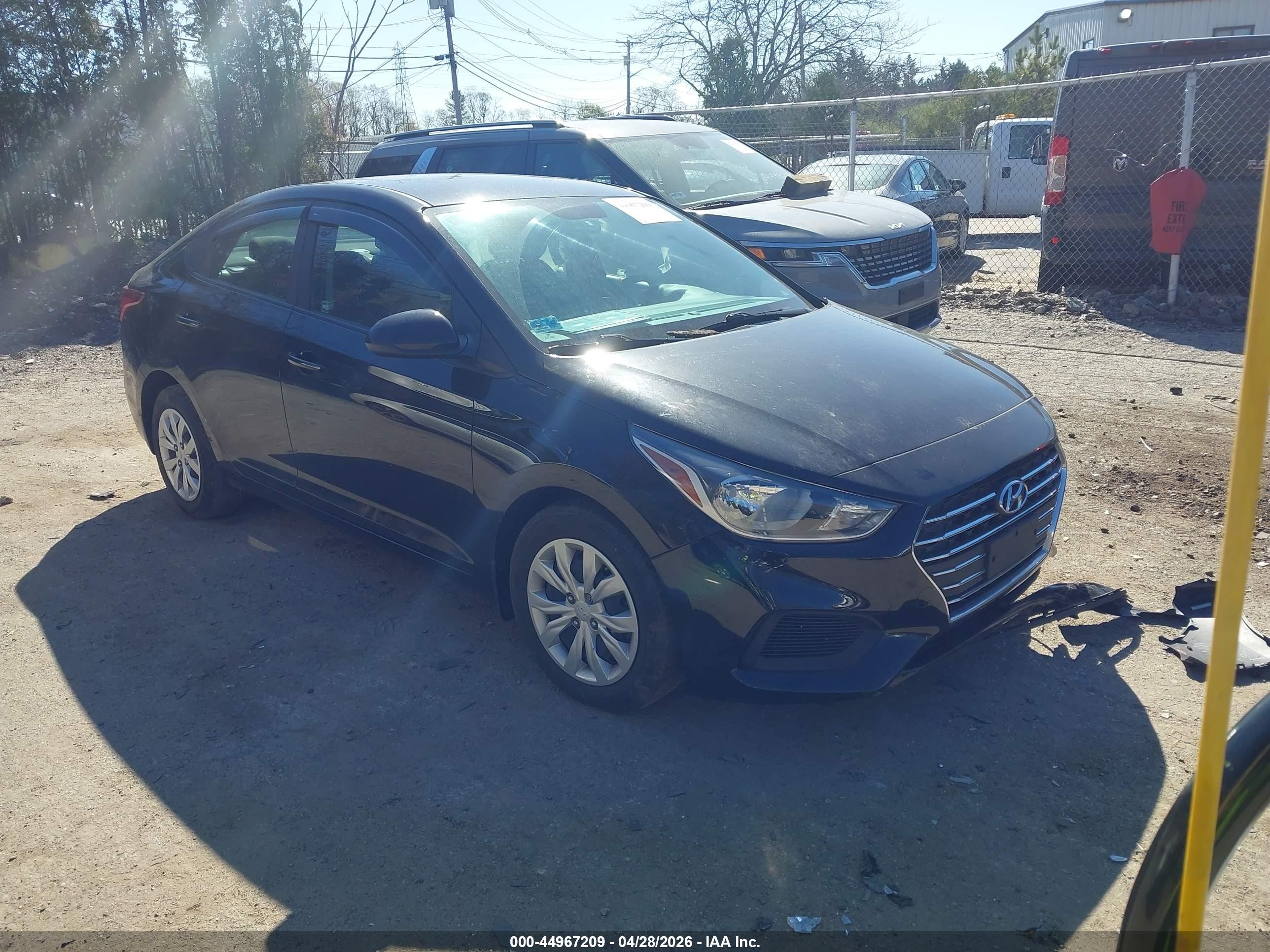 2021 Hyundai Accent SE, VIN 3KPC24A69ME148176 — Undercarriage