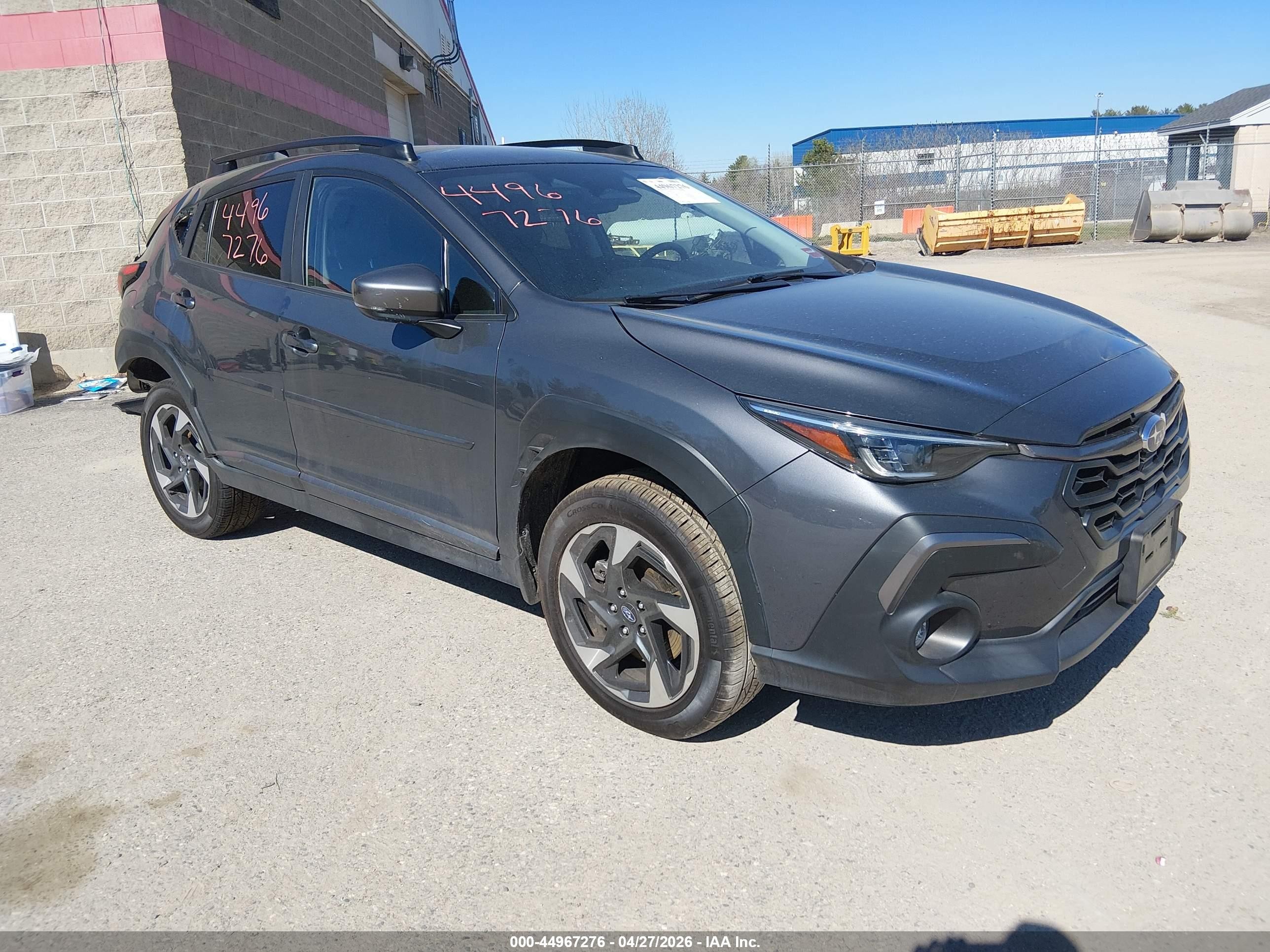 2024 Subaru Crosstrek Limited, VIN 4S4GUHL62R3717606 — Rear end