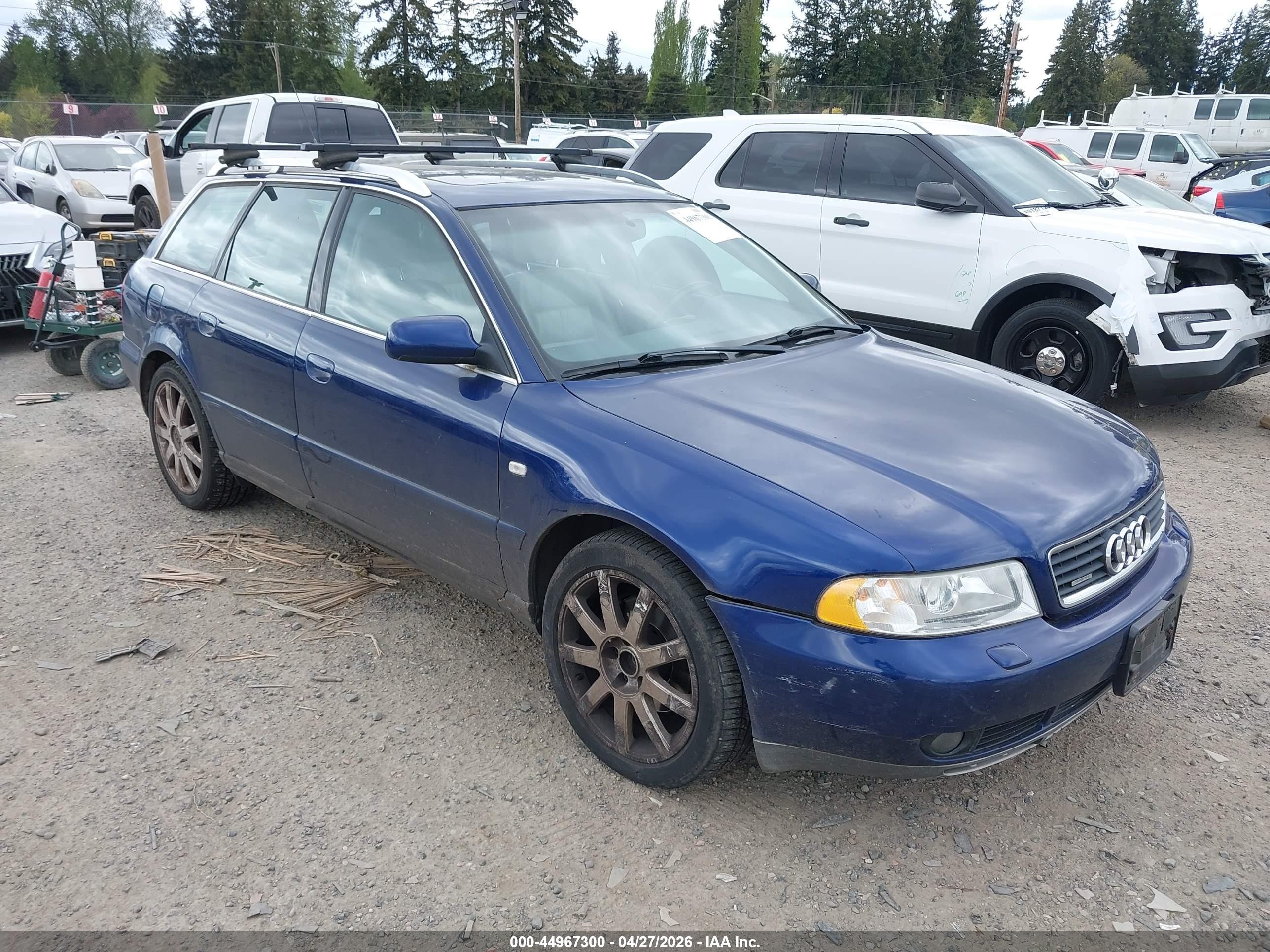 2001 Audi A4, VIN WAUKH68D71A149932 — Normal wear