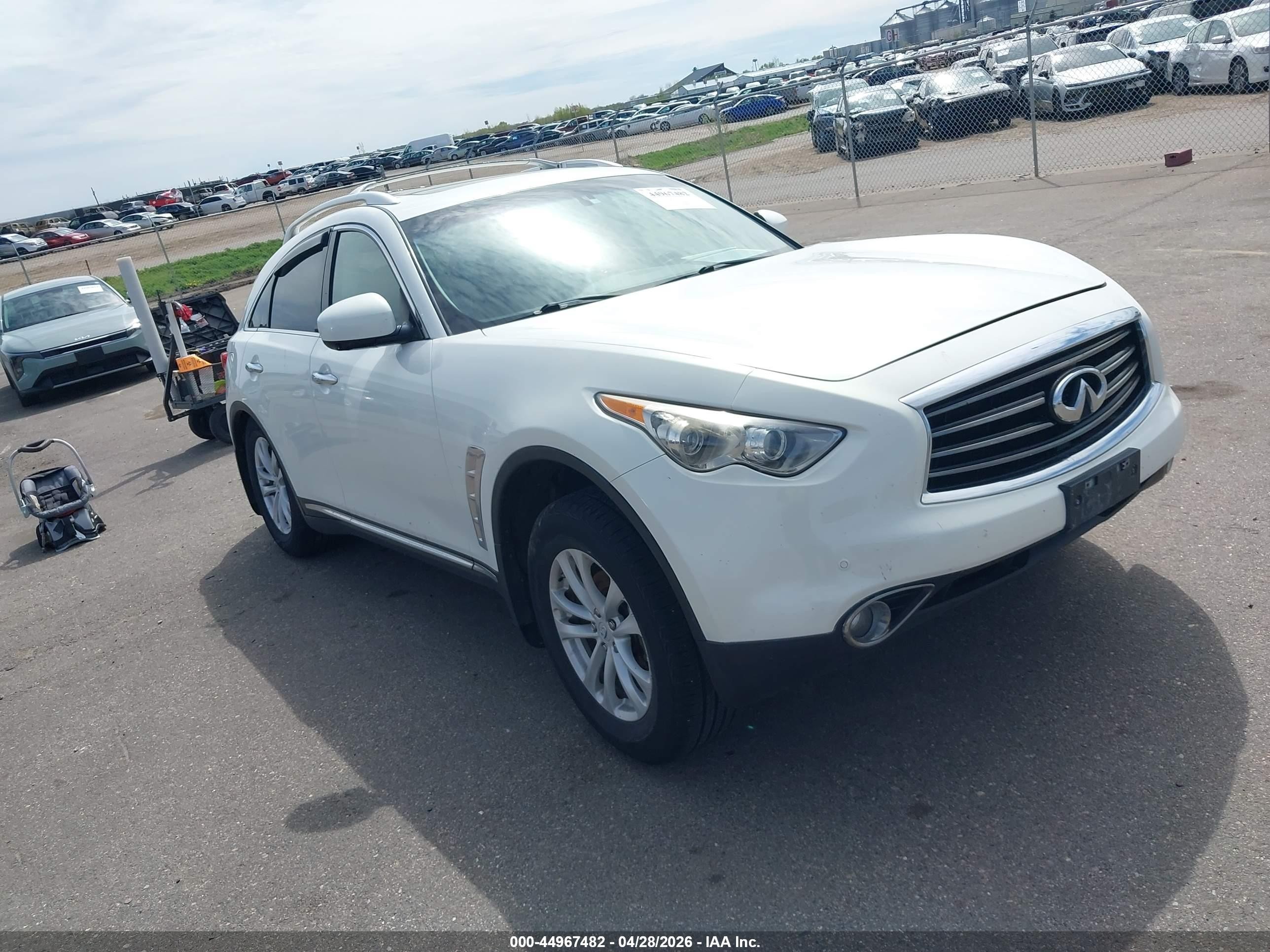 2012 Infiniti FX Limited Edition, VIN JN8AS1MW5CM154854 — Rear end