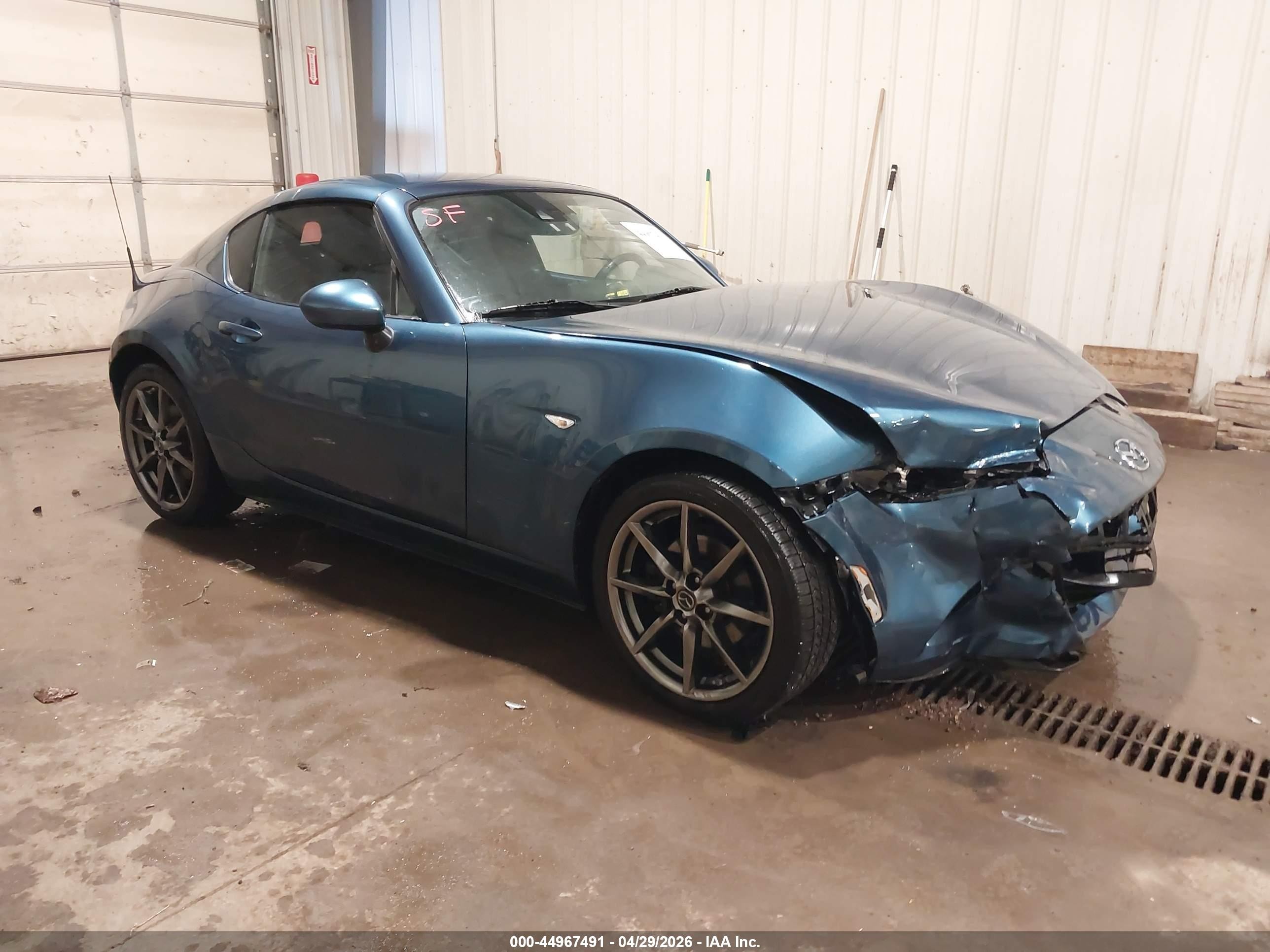 2018 Mazda MX-5 Miata Grand Touring, VIN JM1NDAM74J0204700 — Front end