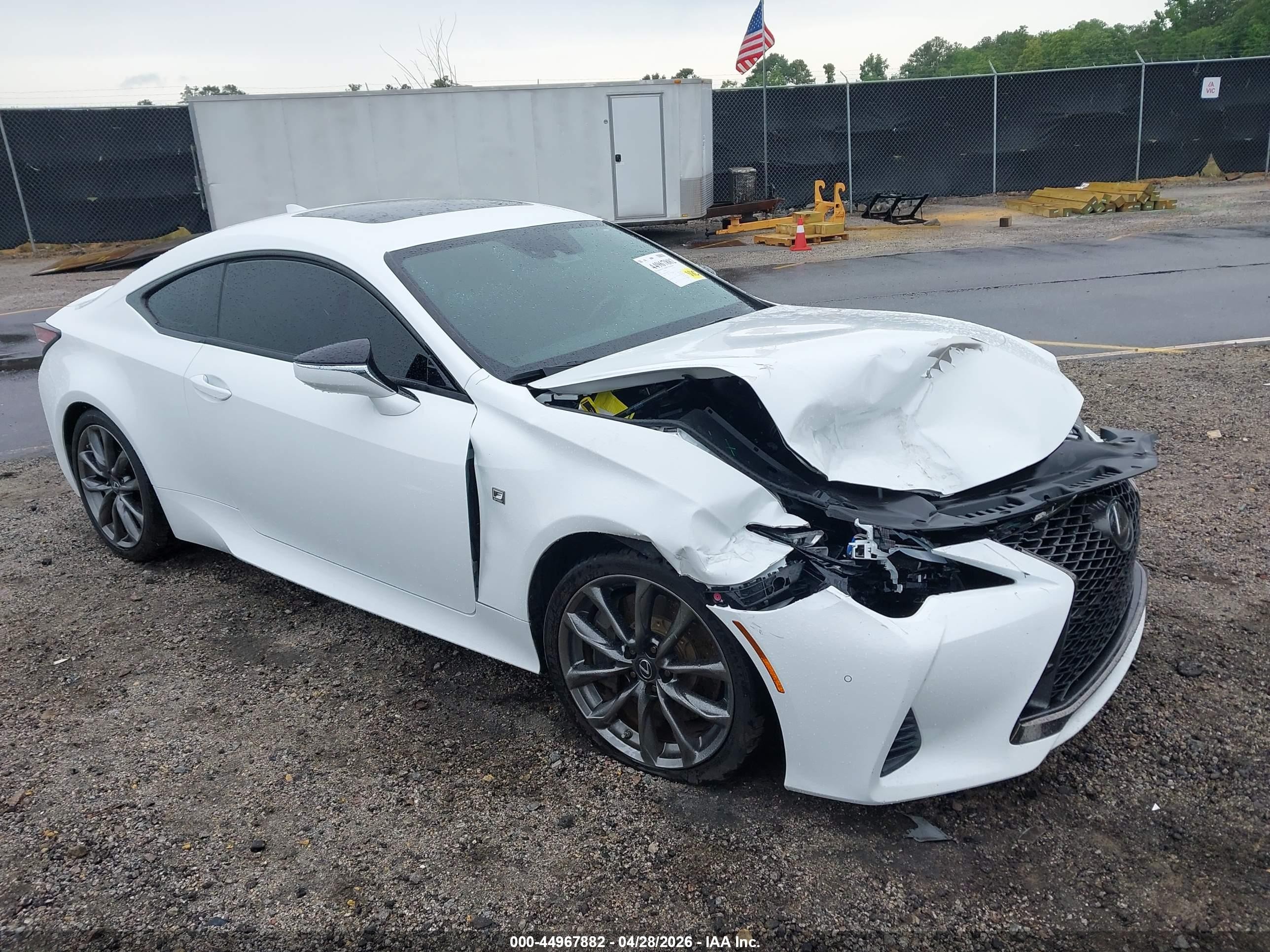 2021 Lexus RC 350 F Sport, VIN JTHGZ5BCXM5023253 — Front end