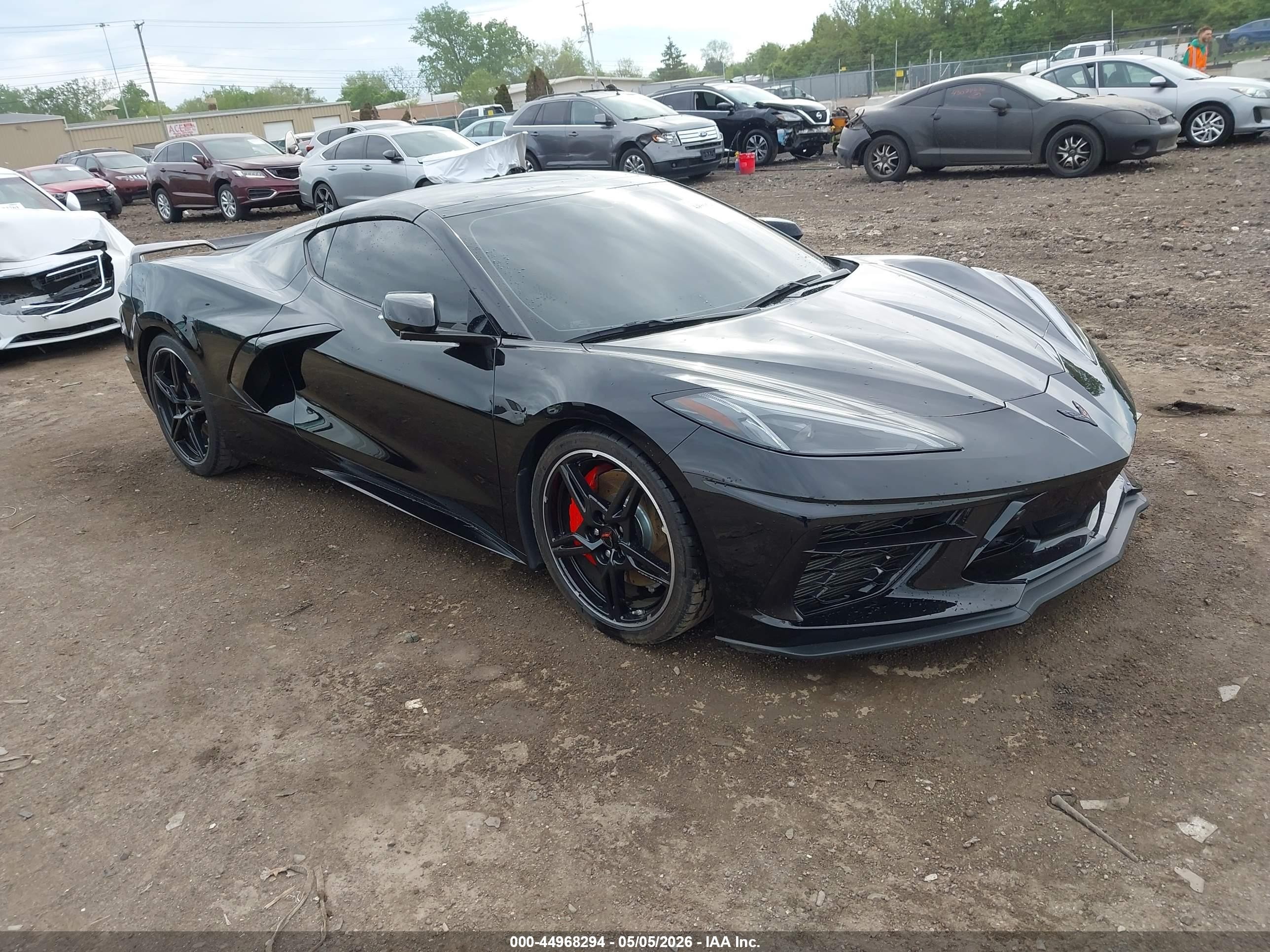 2021 Chevrolet Corvette 2LT, VIN 1G1YB2D41M5123507 — Rear end