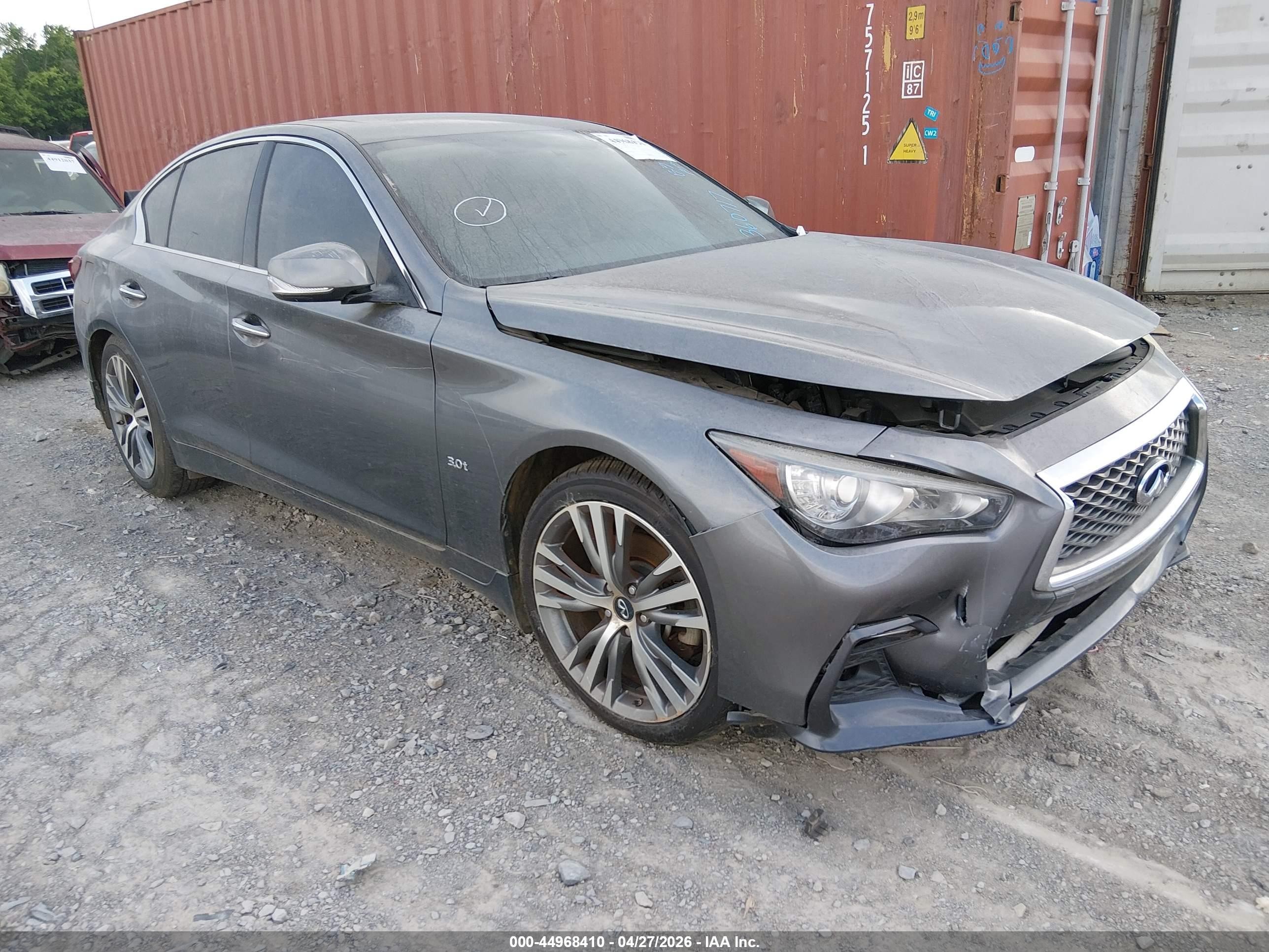 2018 Infiniti Q50 Luxe, VIN JN1EV7AP0JM360717 — Auction photo 1 of 5