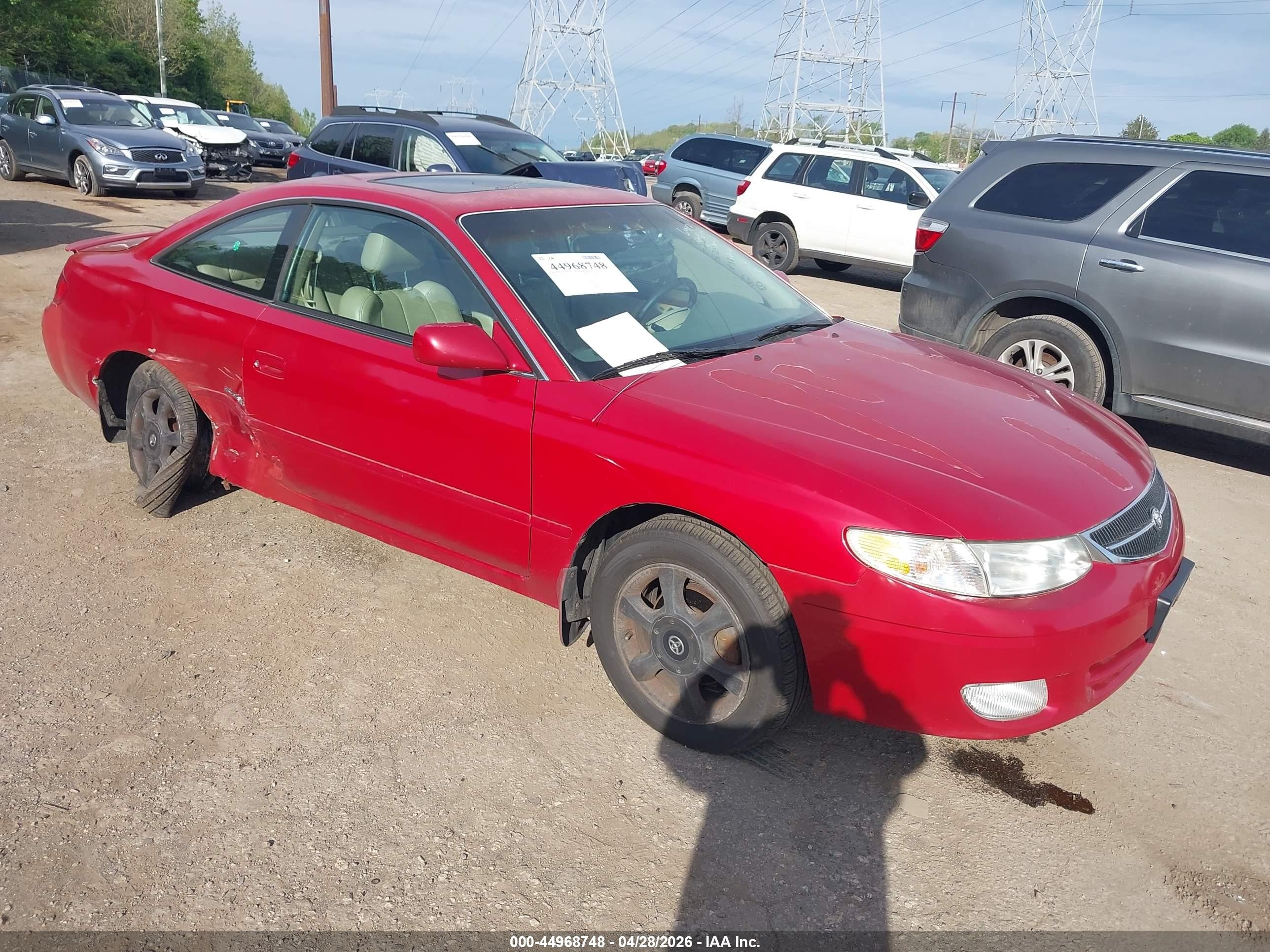 2000 Toyota Solara SLE, VIN 2T1CF28P4YC332825 — Side
