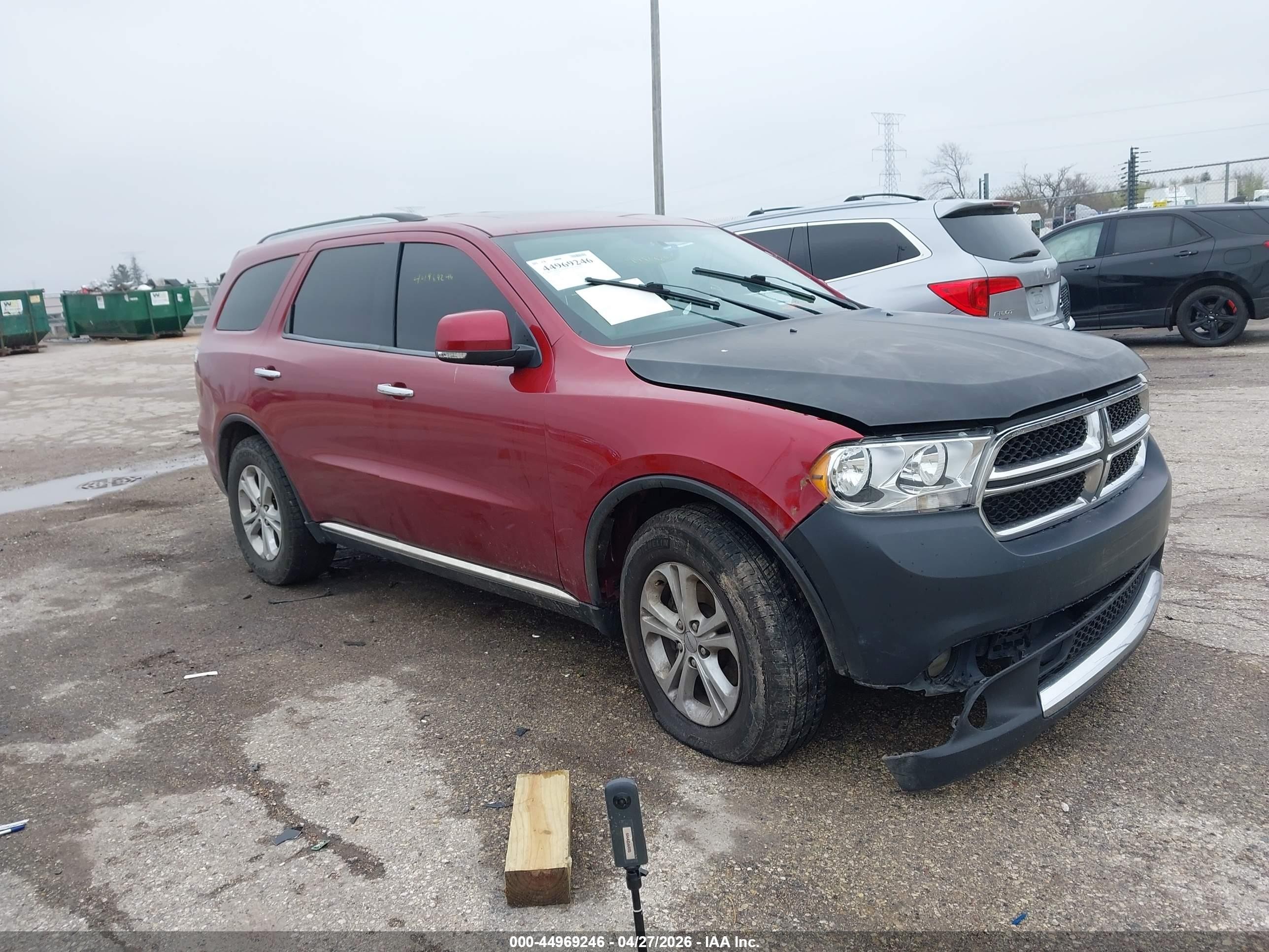 2013 Dodge Durango Crew, VIN 1C4RDJDG6DC616623 — Storm