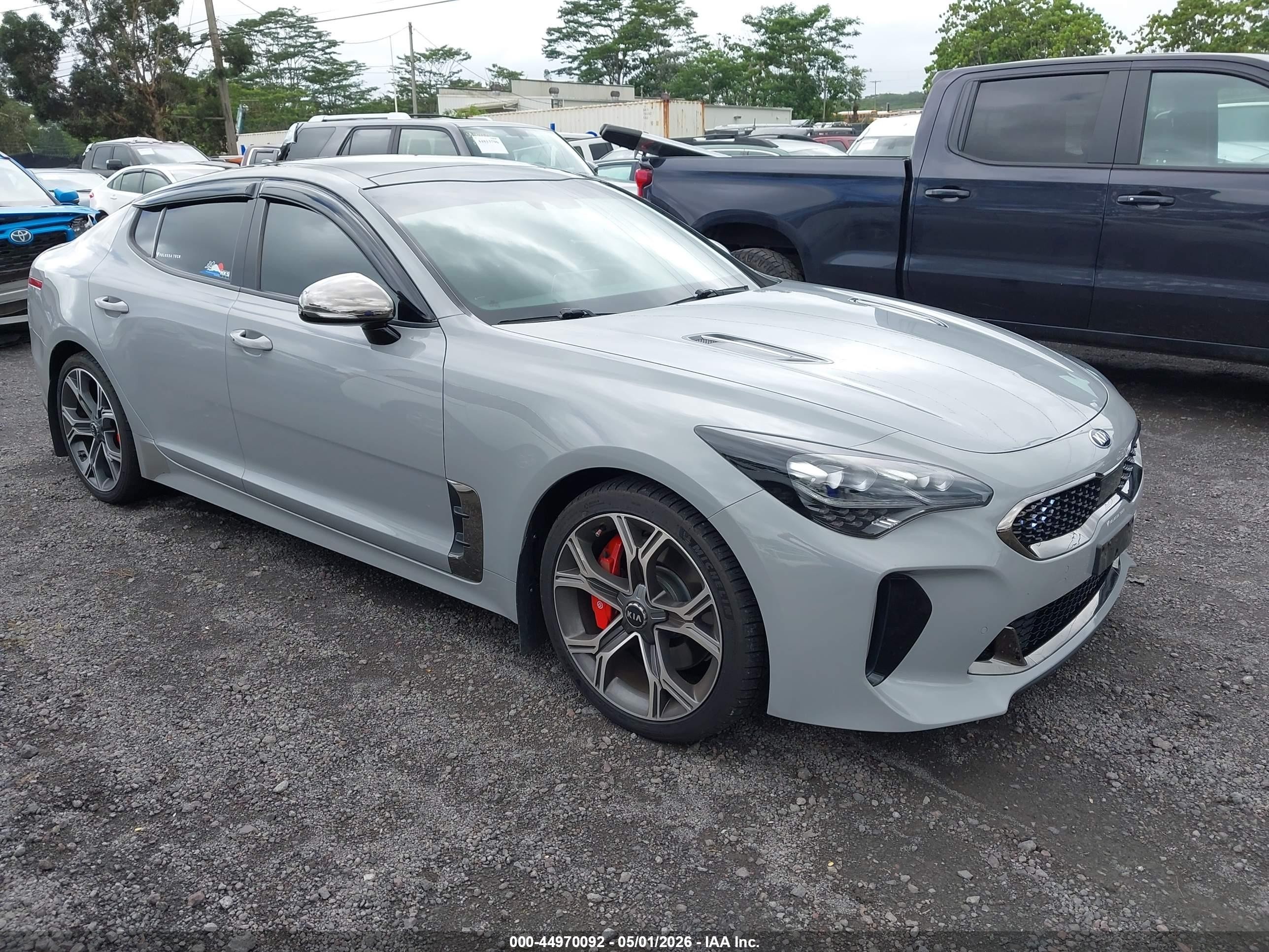 2020 Kia Stinger GT1, VIN KNAE45LC3L6076209 — Днище
