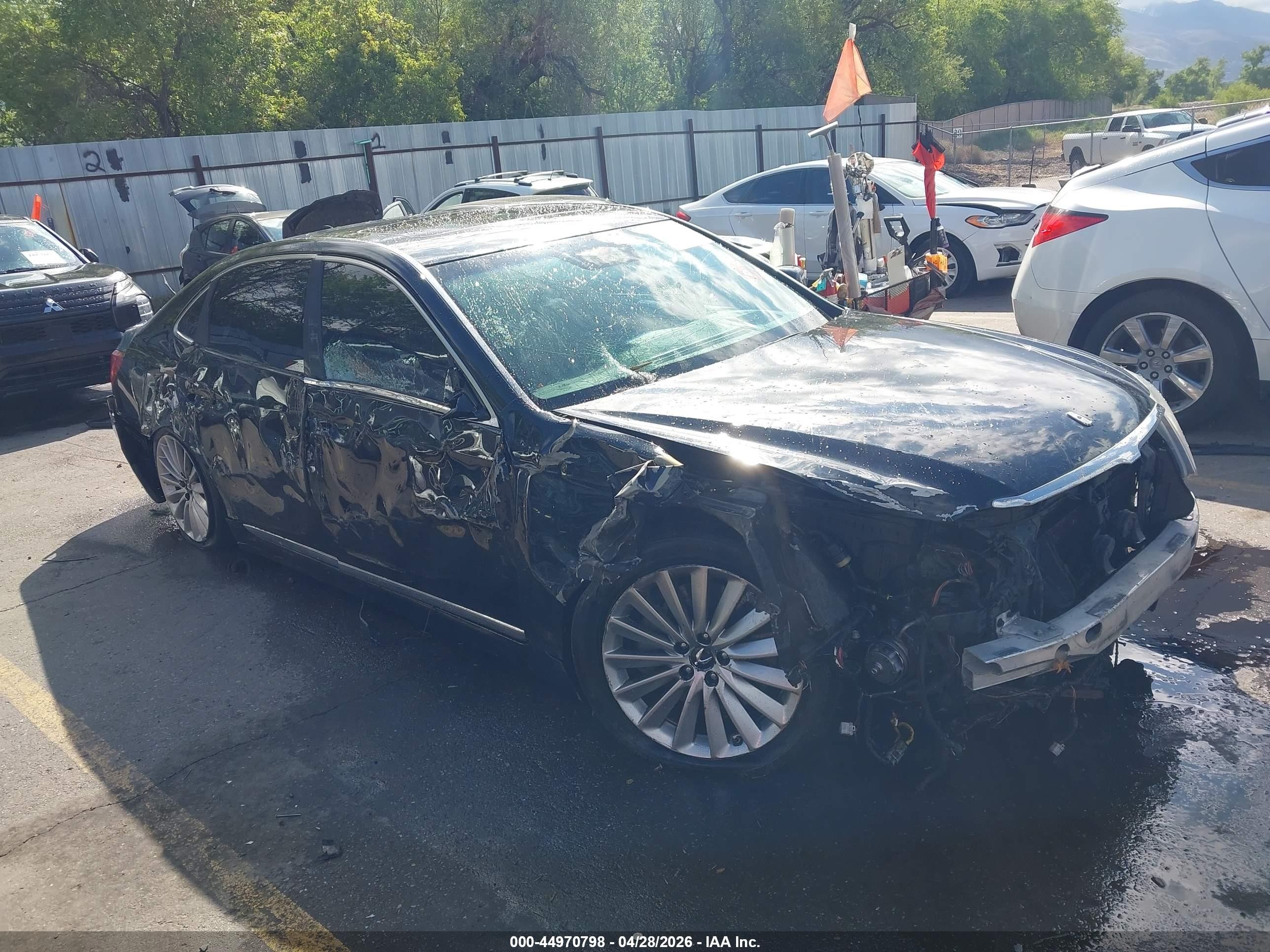 2016 Hyundai Equus Signature, VIN KMHGH4JH6GU101786 — Side