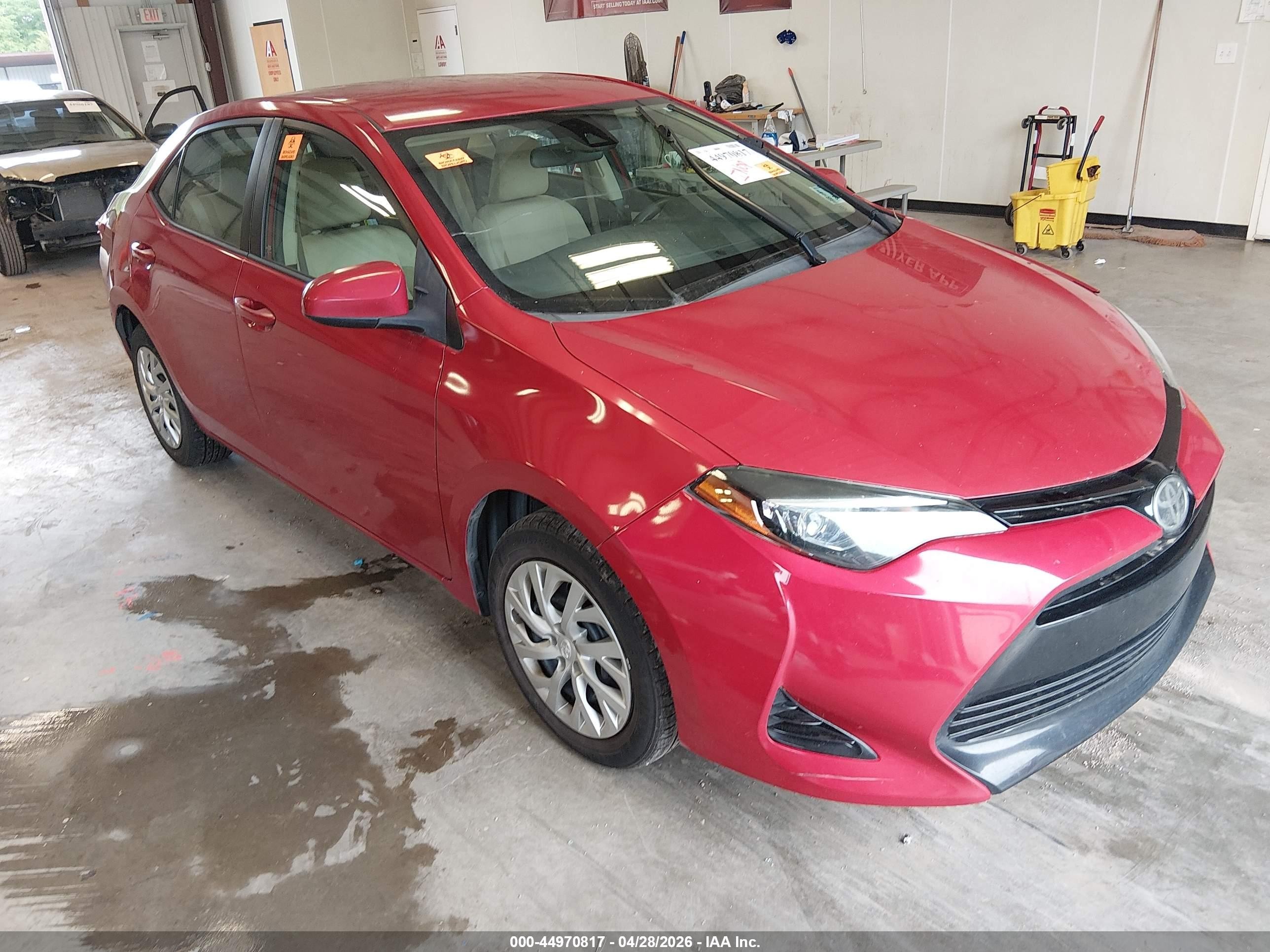 2018 Toyota Corolla LE, VIN 5YFBURHE7JP744543 — Biohazard / chemical