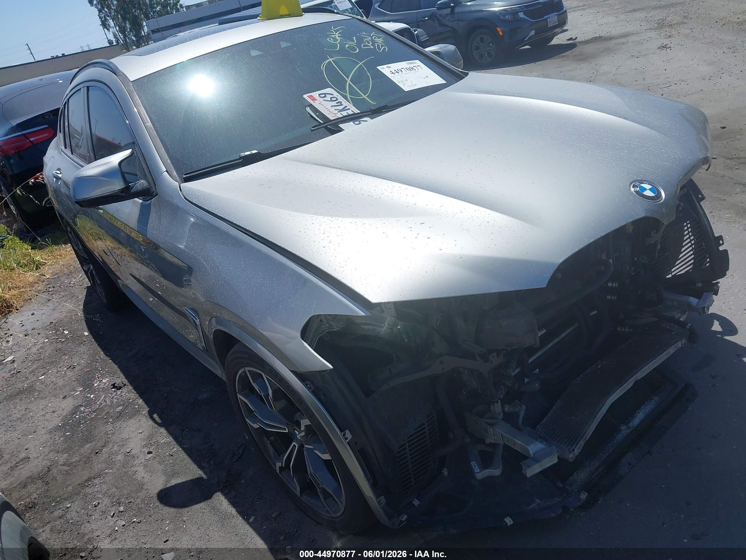 2020 BMW X4 M Competition, VIN 5YMUJ0C03L9C38509 — Перед