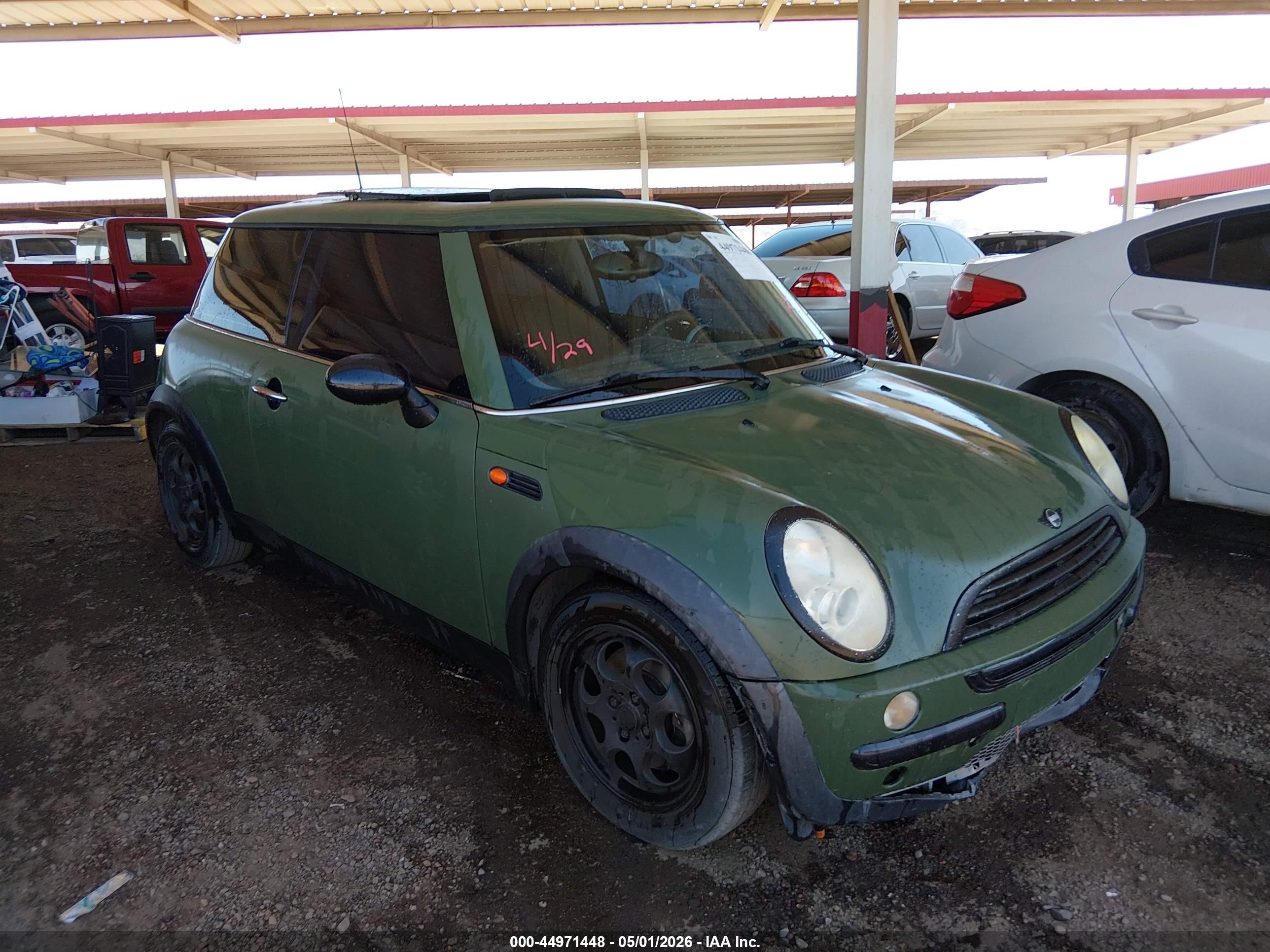 2005 MINI Hardtop, VIN WMWRC33455TJ65897 — Обычный износ