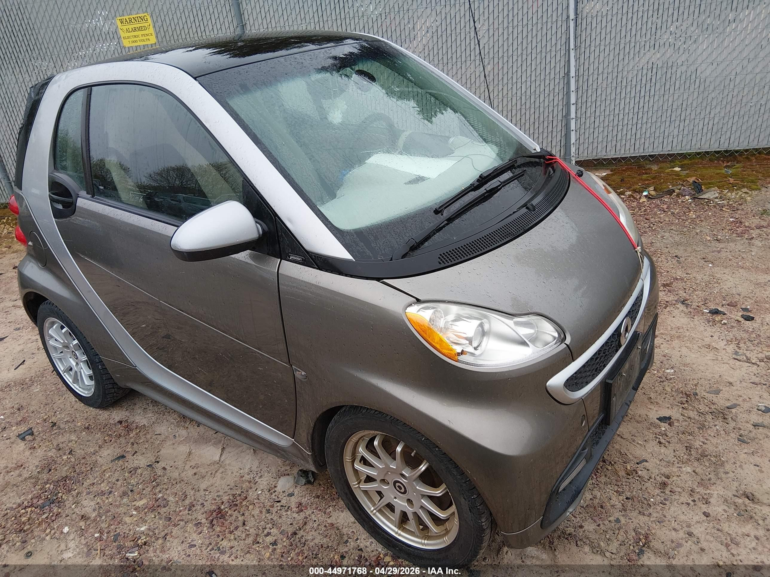 2013 Smart fortwo Pure, VIN WMEEJ3BA1DK623147 — Hail
