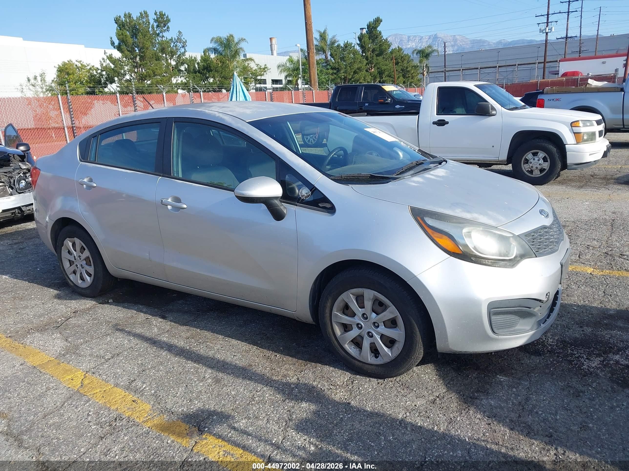 2013 Kia Rio LX, VIN KNADM4A33D6113673 — Normal wear