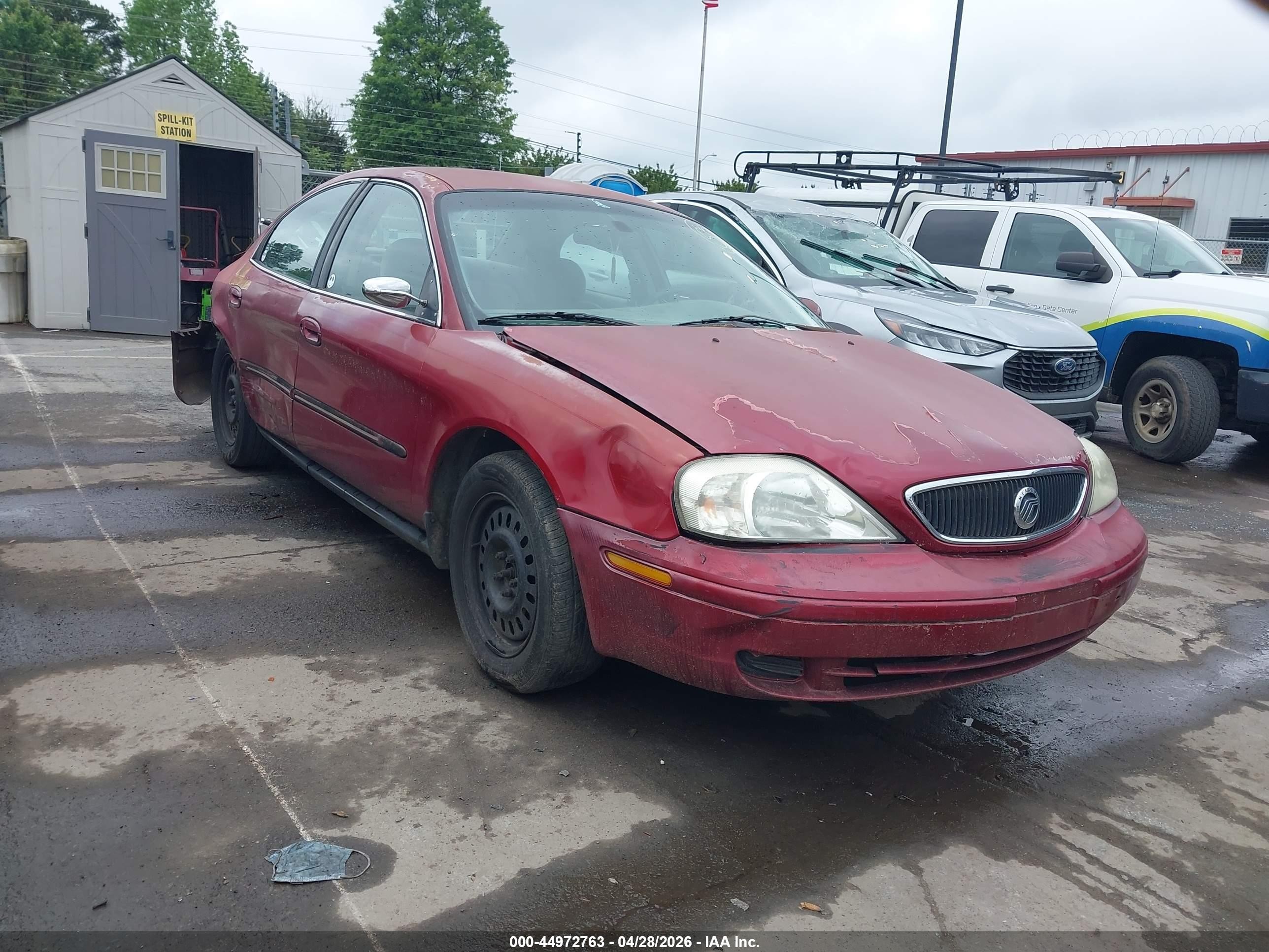 2002 Mercury Sable GS, VIN 1MEFM50U32G610126 — Rear end
