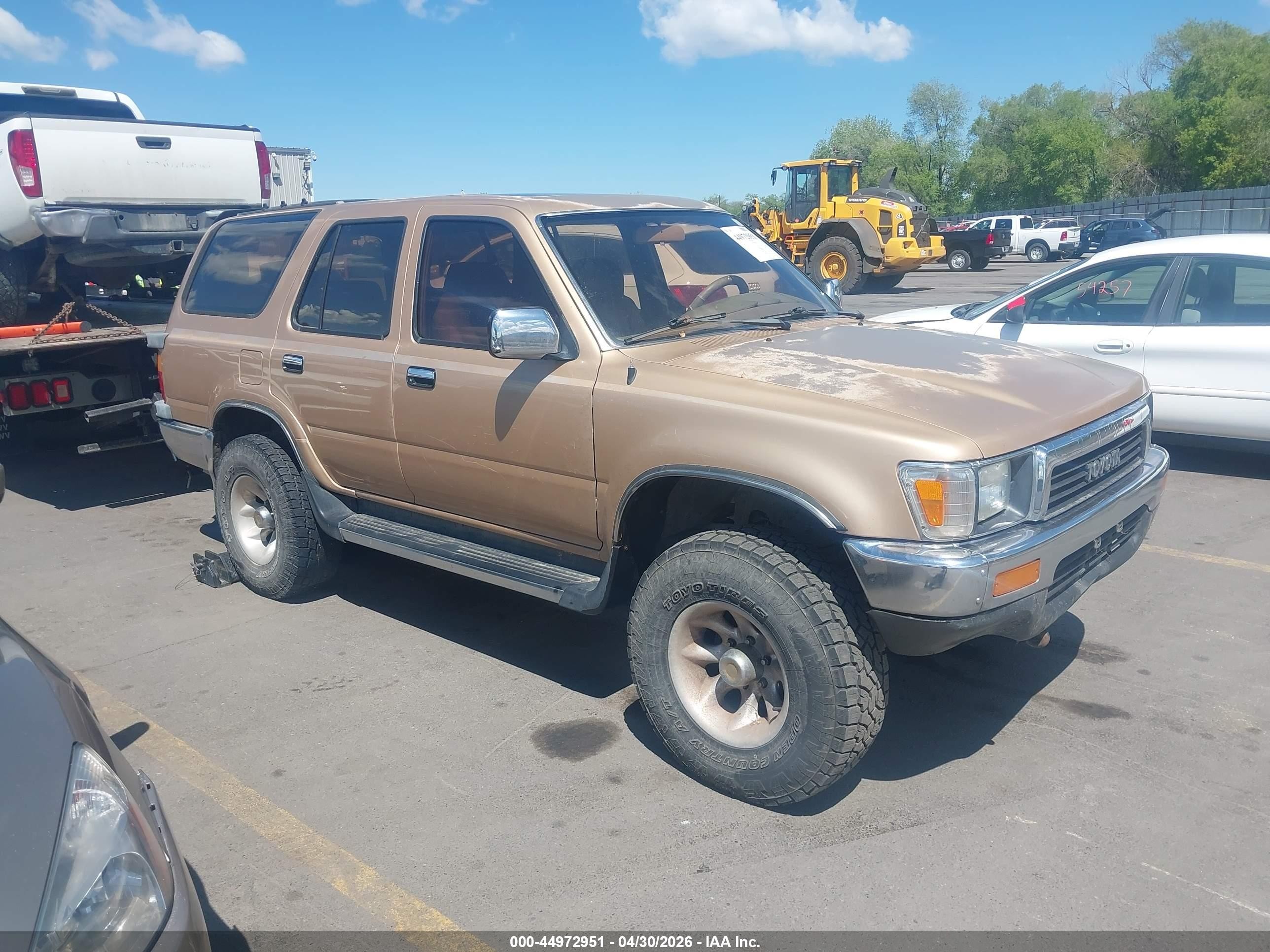 1991 Toyota 4Runner, VIN JT3VN39WXM0051287 — Normal wear