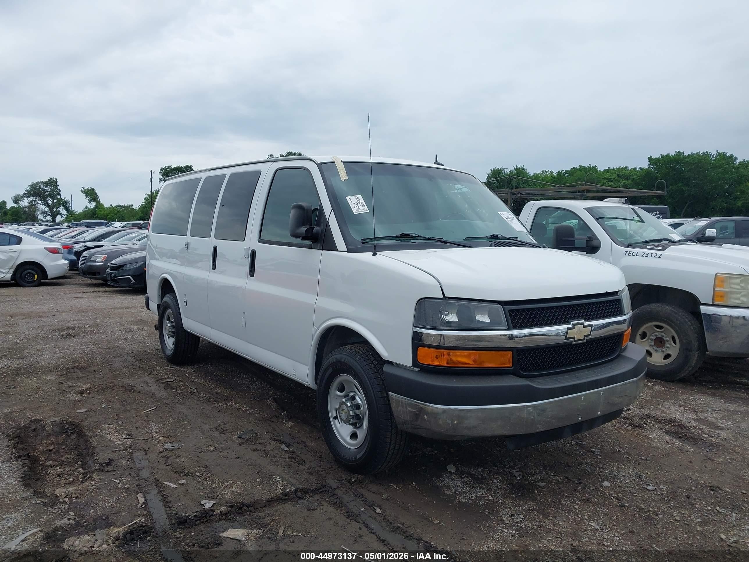 2015 Chevrolet Express Passenger 1LT, VIN 1GAZGYFG8F1280879 — Repossession