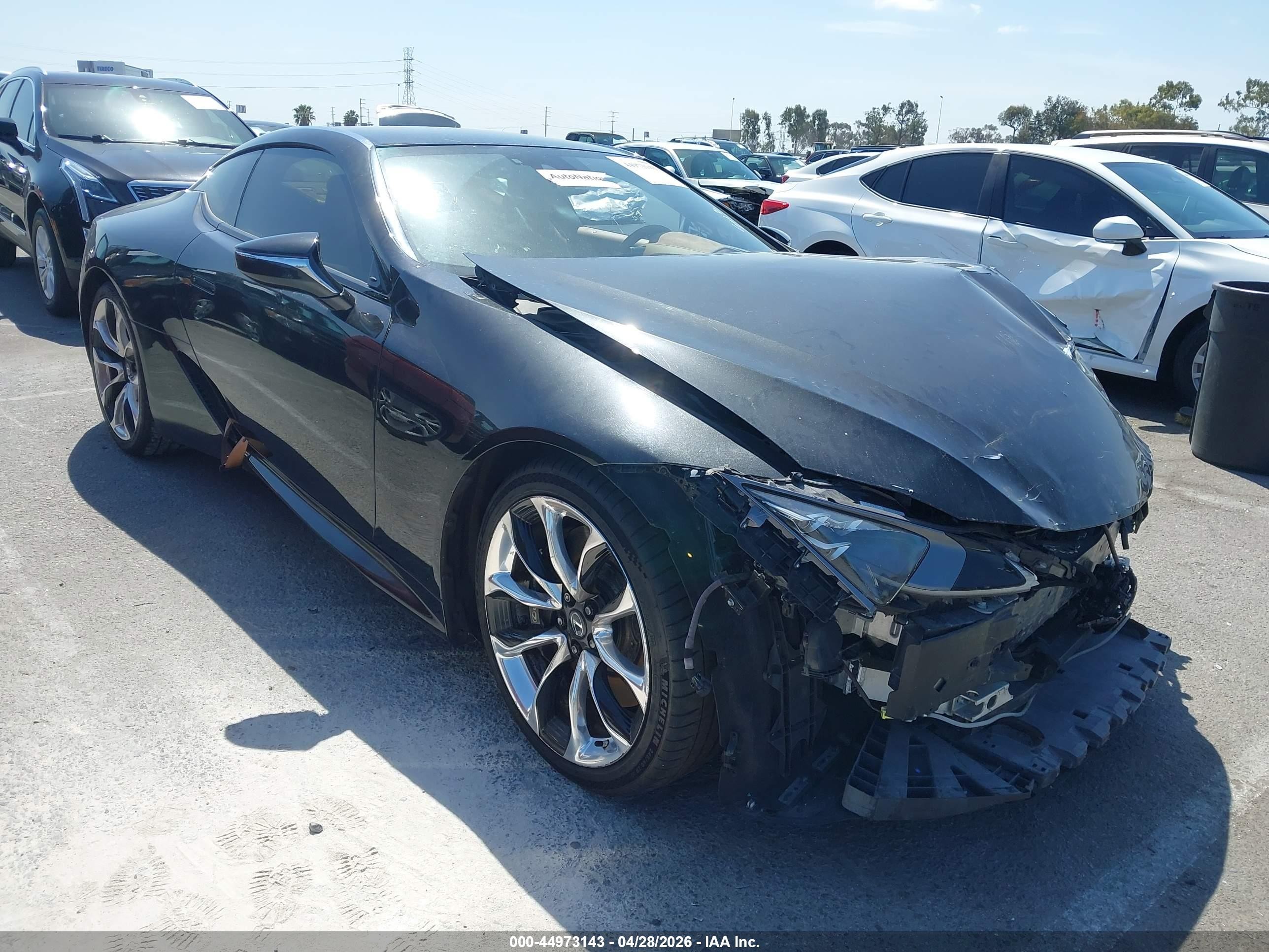 2018 Lexus LC 500h, VIN JTHHP5AY9JA005532 — Front end