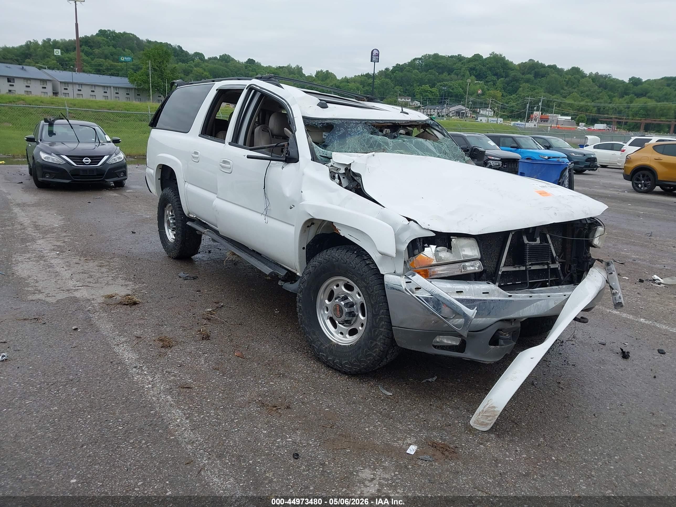 2005 GMC Yukon XL SLE, VIN 3GKGK26U05G220020 — Rollover