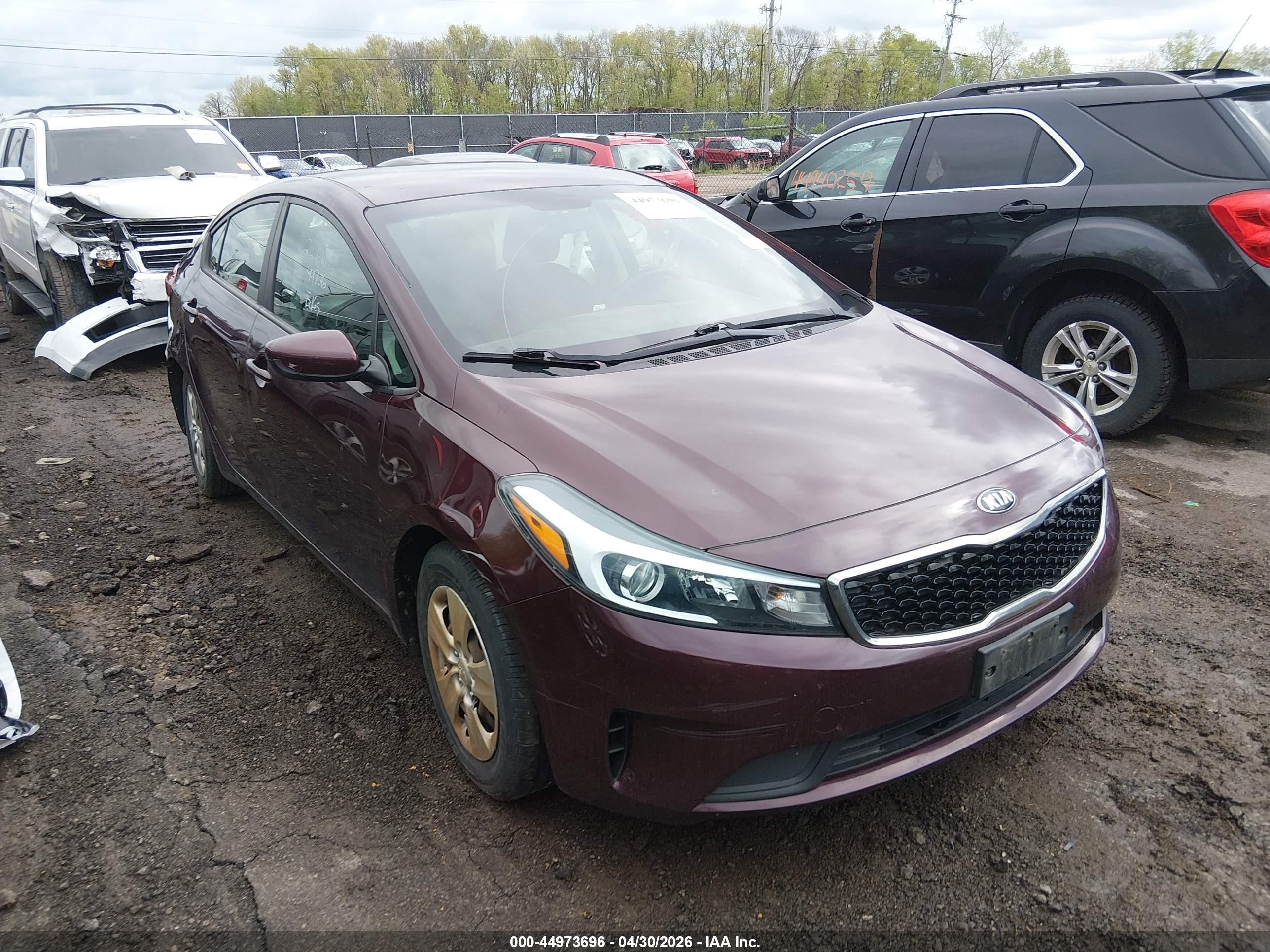 2017 Kia Forte LX, VIN 3KPFK4A72HE148757 — Rear end