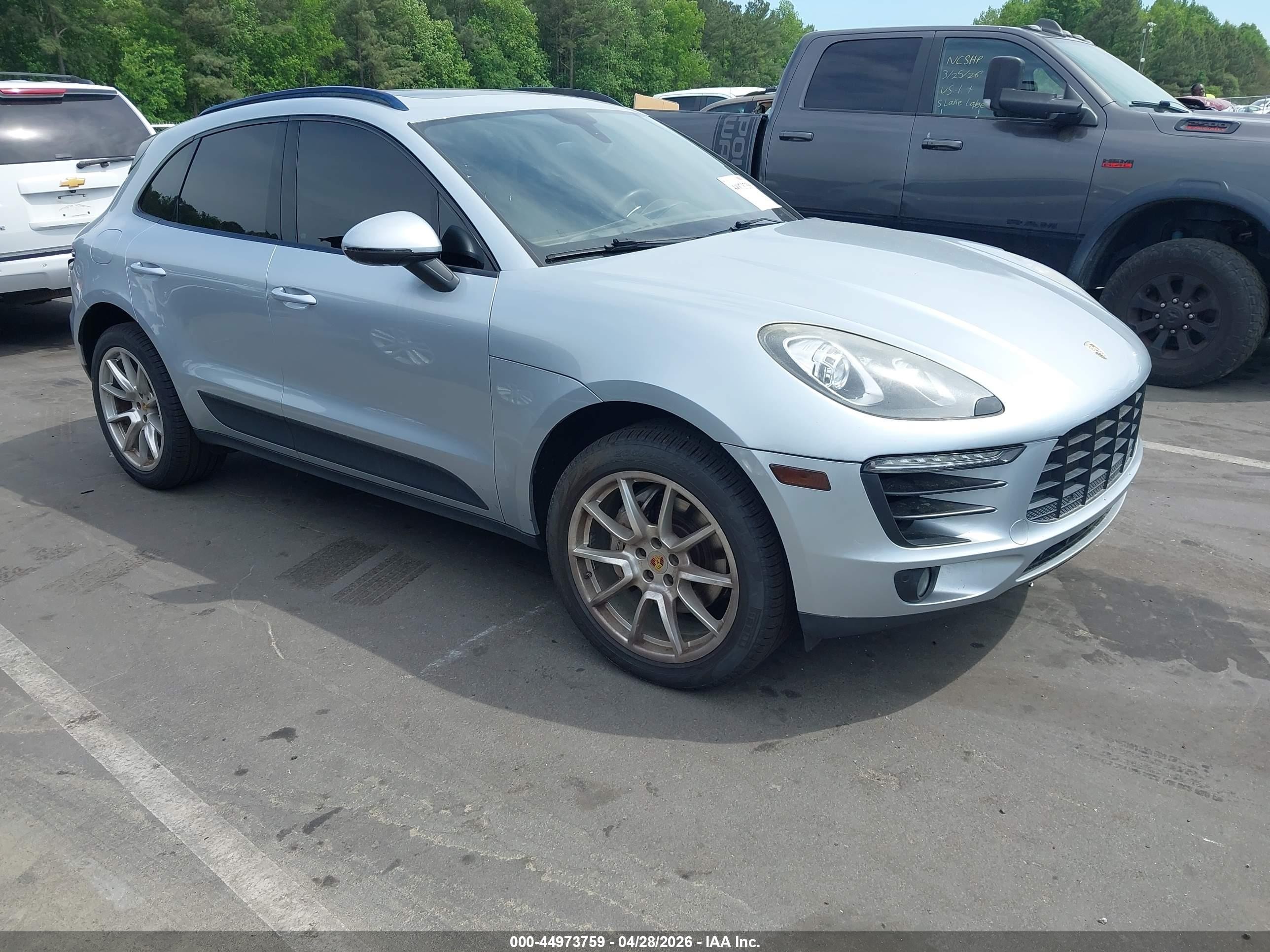 2016 Porsche Macan S, VIN WP1AB2A5XGLB51164 — Фото с аукциона