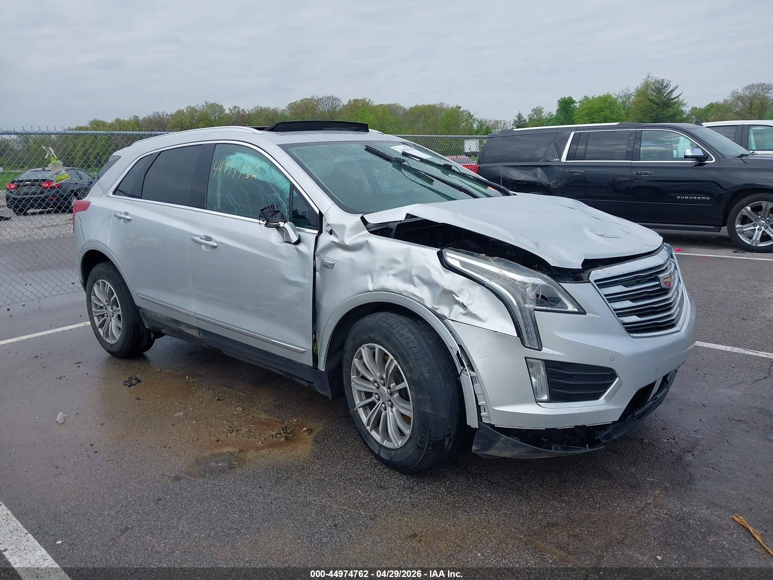 2017 Cadillac XT5 Luxury FWD, VIN 1GYKNBRS3HZ246522 — Опрокидывание