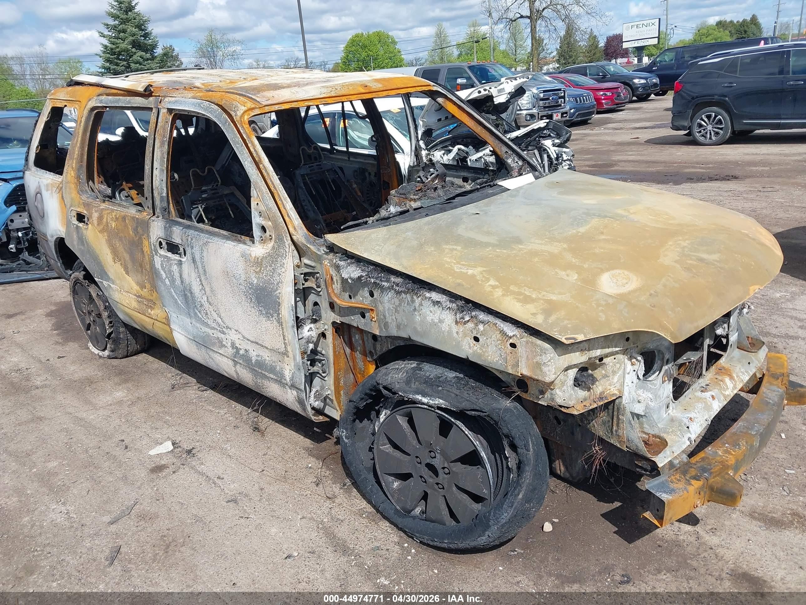 2008 Mercury Mountaineer, VIN 4M2EU47E48UJ12463 — Burn