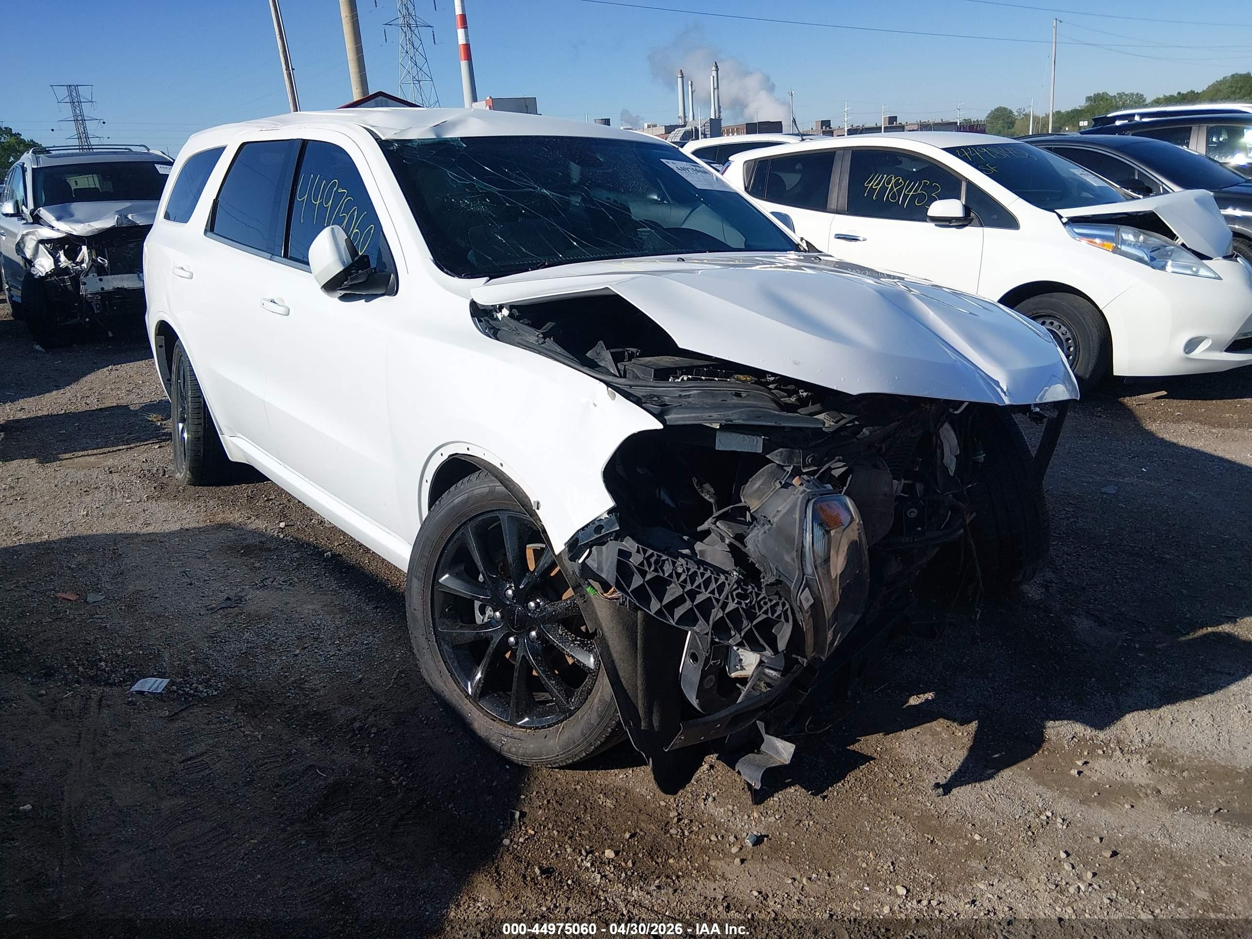 2017 Dodge Durango GT, VIN 1C4RDJDG8HC799402 — Front end
