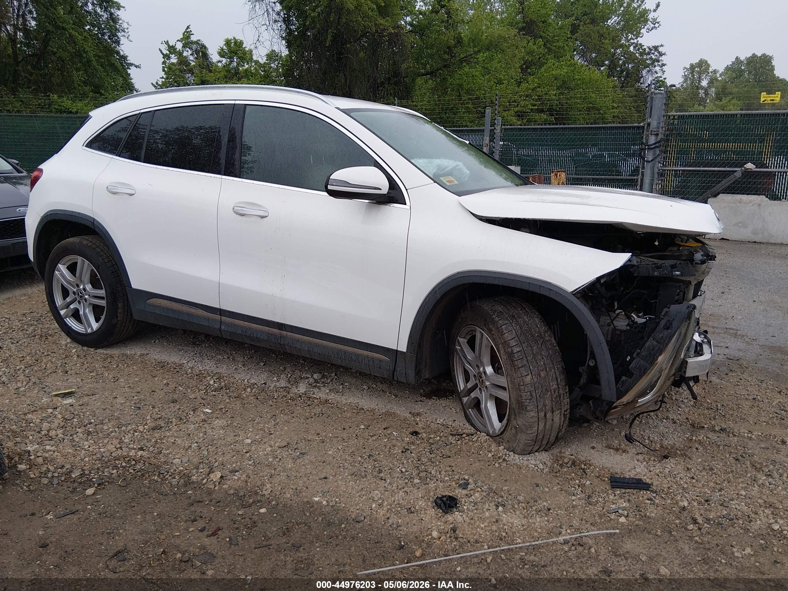 2021 Mercedes-Benz GLA 250, VIN W1N4N4HB2MJ215405 — Фото с аукциона