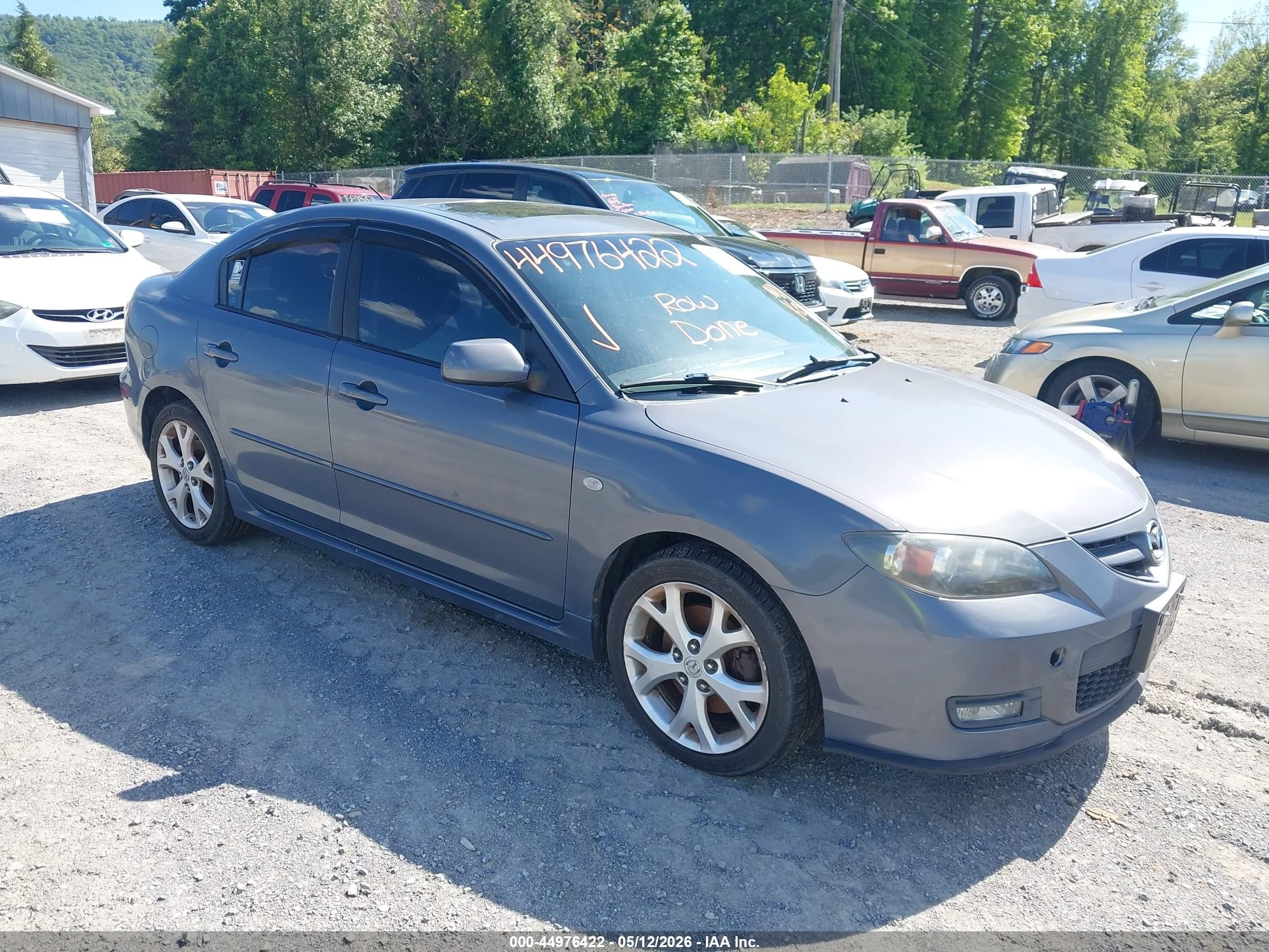 2007 Mazda 3 S Grand Touring, VIN JM1BK324971641947 — Repossession